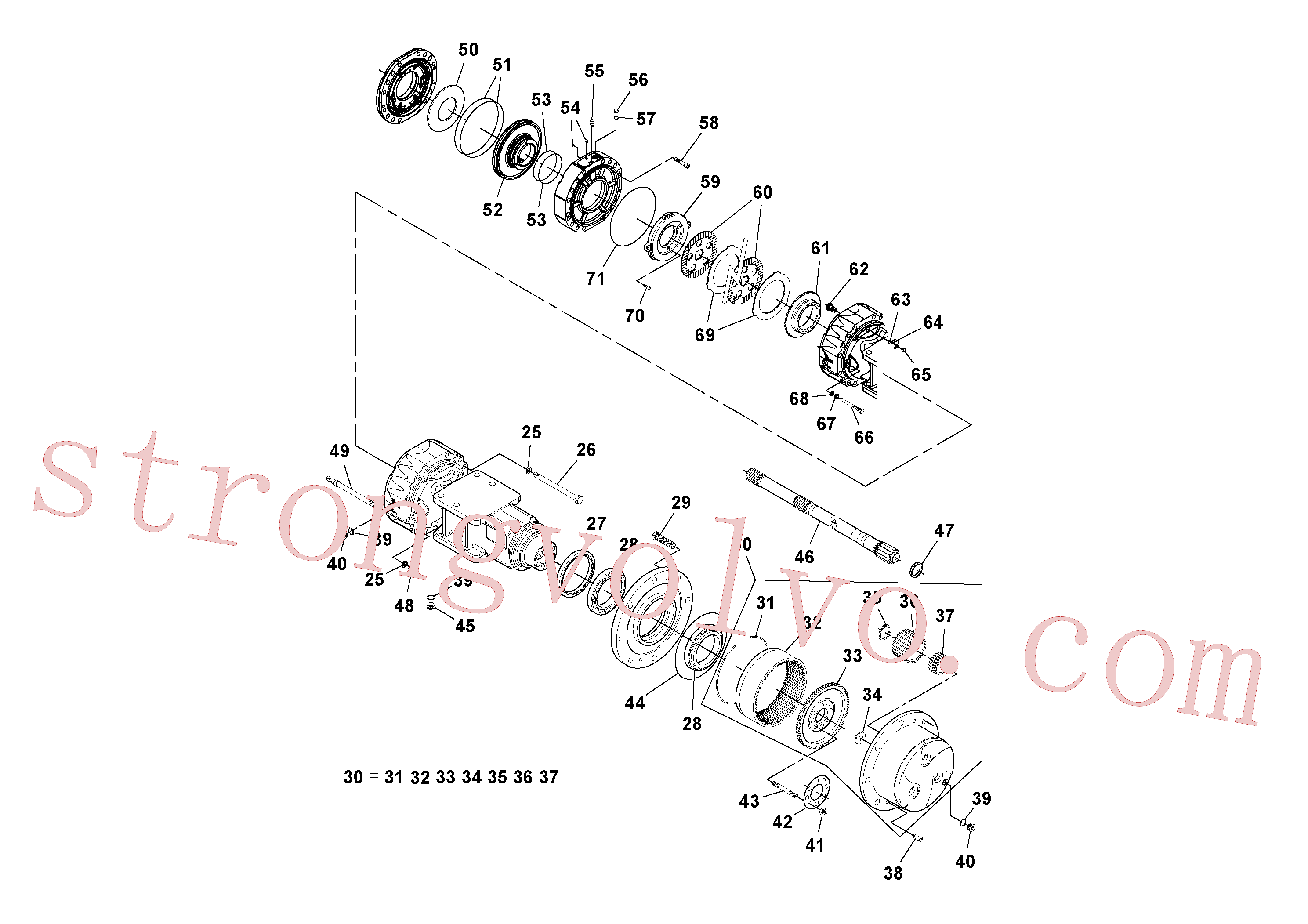 RM59153601 Volvo Eixo(1037589 Montagem)