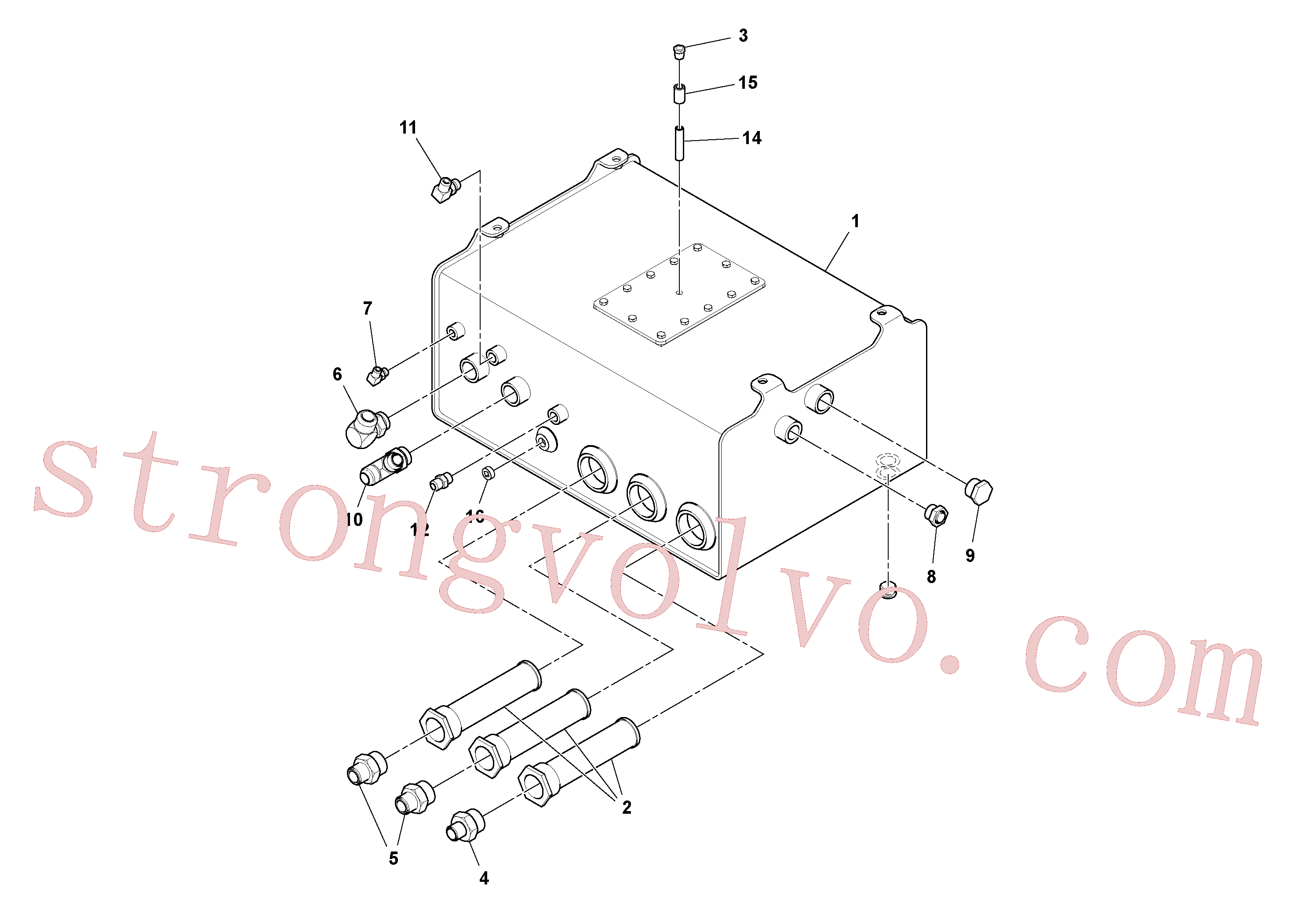 Volvo RM59995019 Anel-o Volvo Acessórios para escavadeira