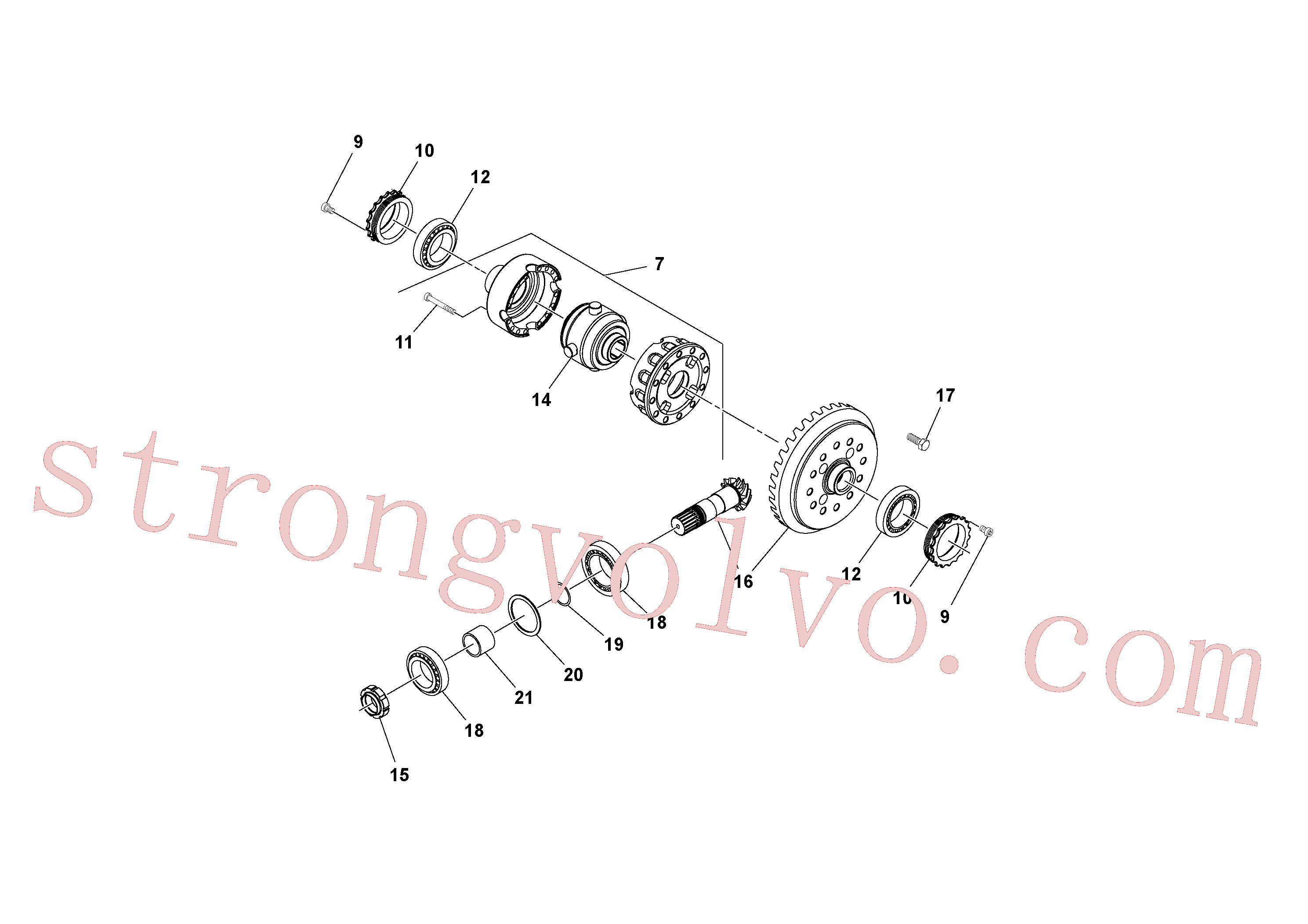 RM54632781 Volvo Eixo(1038089 Montagem)