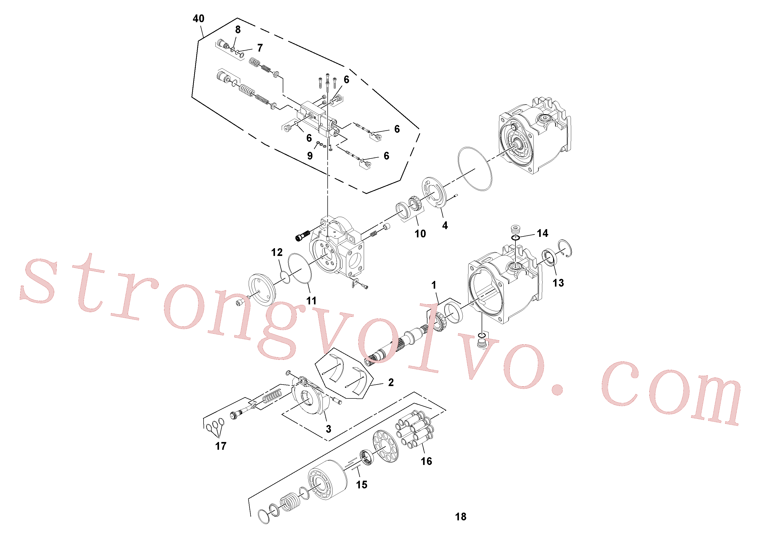 RM50278019 Volvo Bomba(1038650 Montagem)