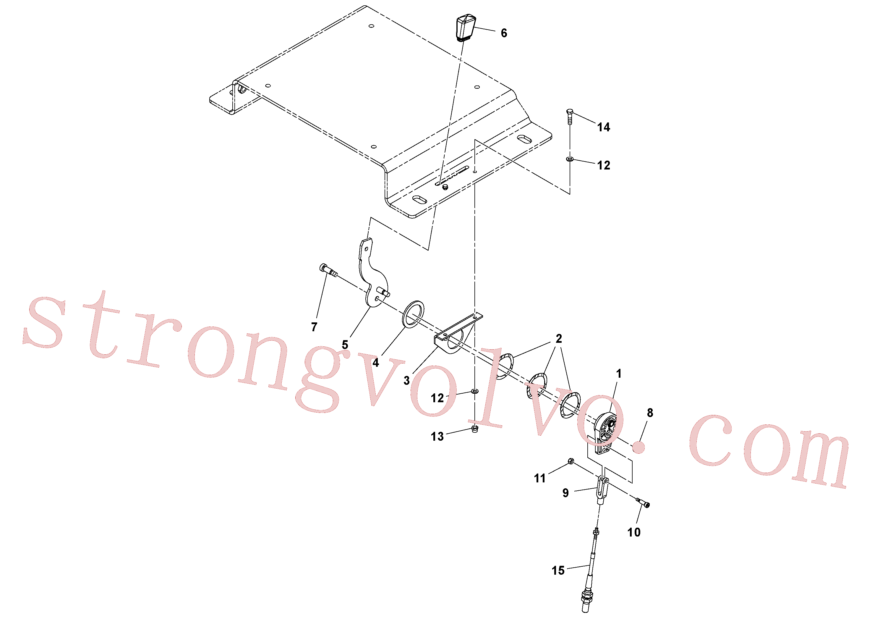 Volvo Montagem RM96704580 Porca trava Acessórios