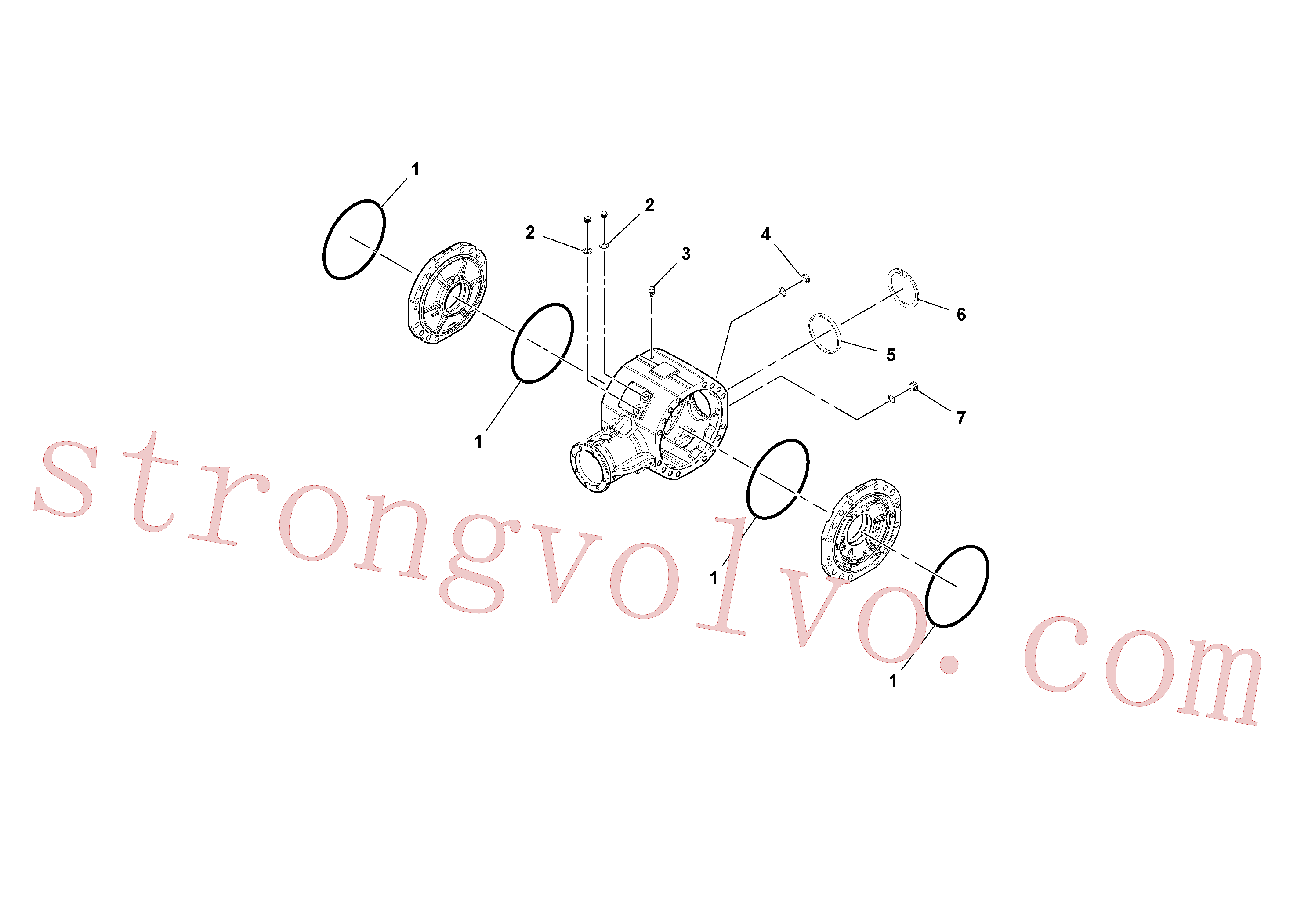 RM13485743 Volvo Eixo(1039057 Montagem)