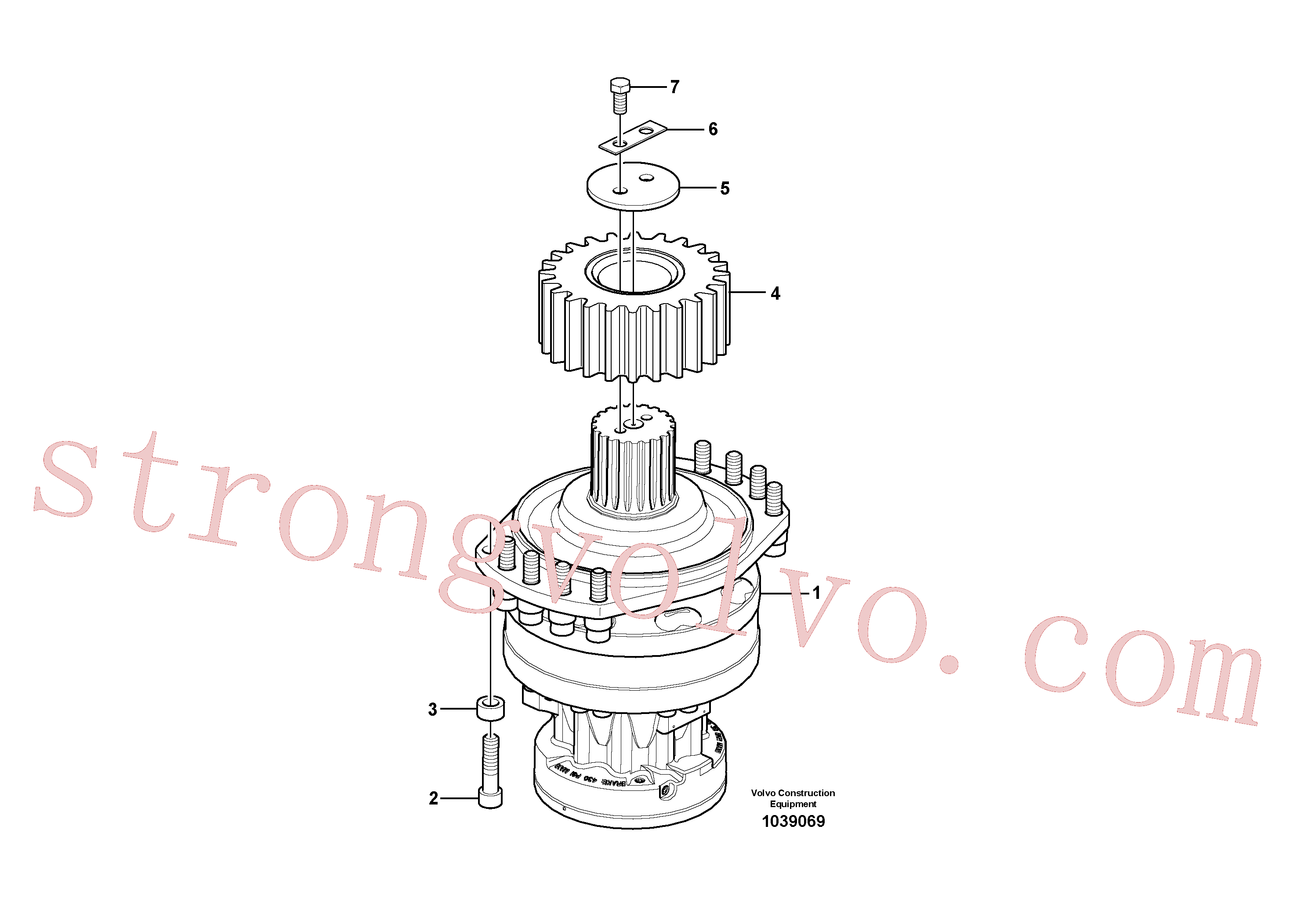 VOE14531107 Chapa Inscreva-se para Volvo Acessórios para escavadeira