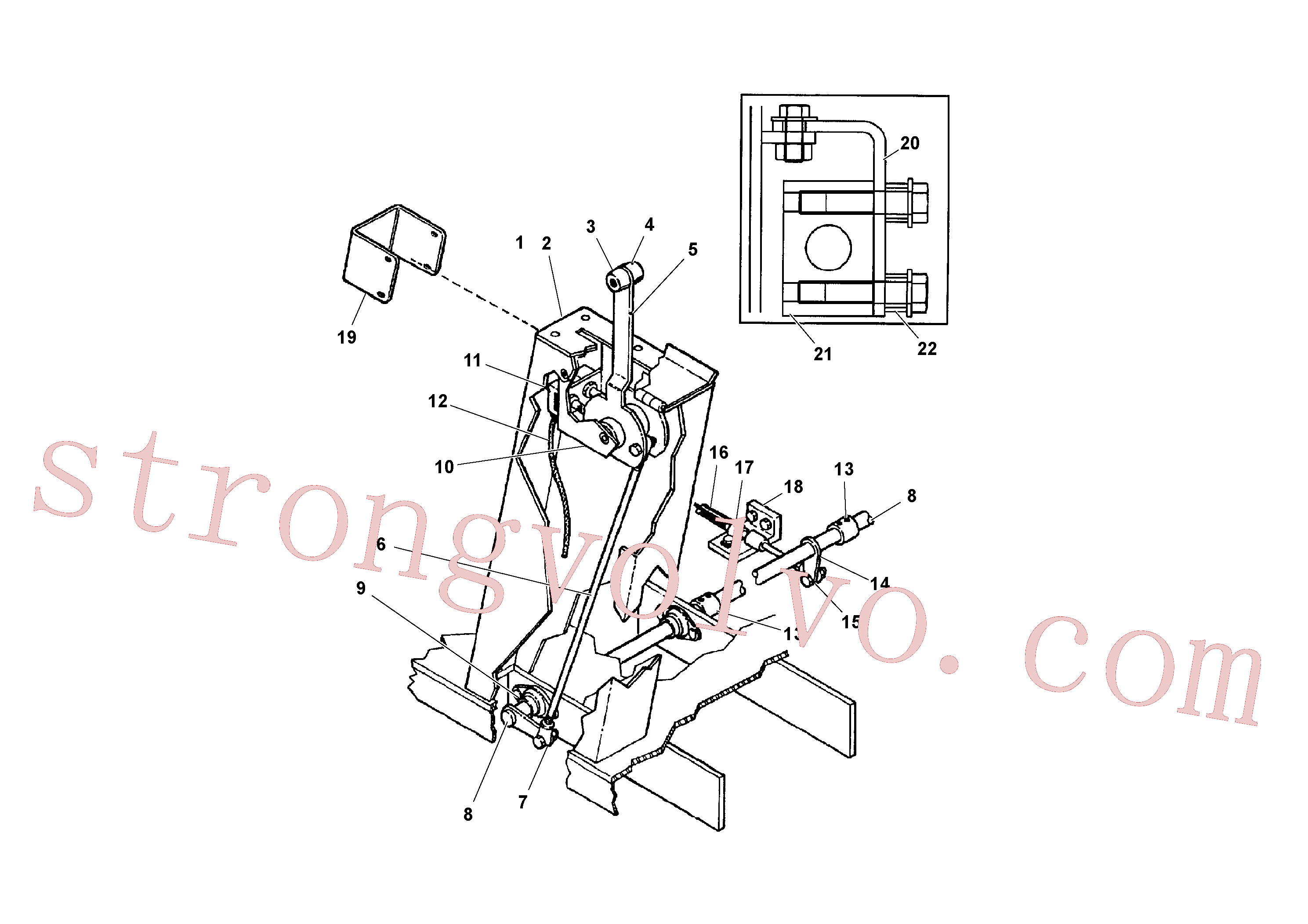 RM20934212 Volvo Conjunto de controlo de tracção(1039195 Montagem)