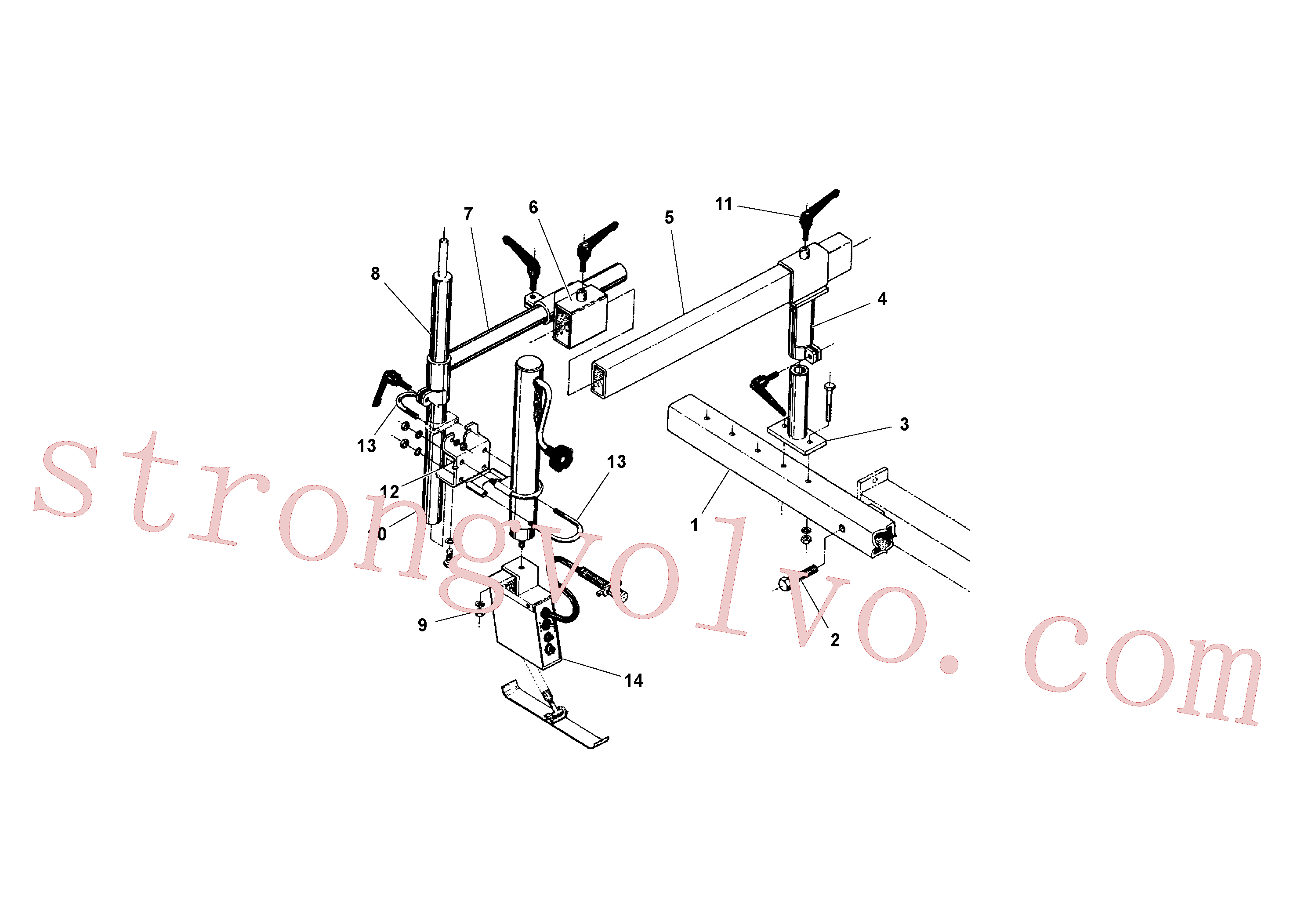 Volvo Montagem RM21143904 Suporte Acessórios