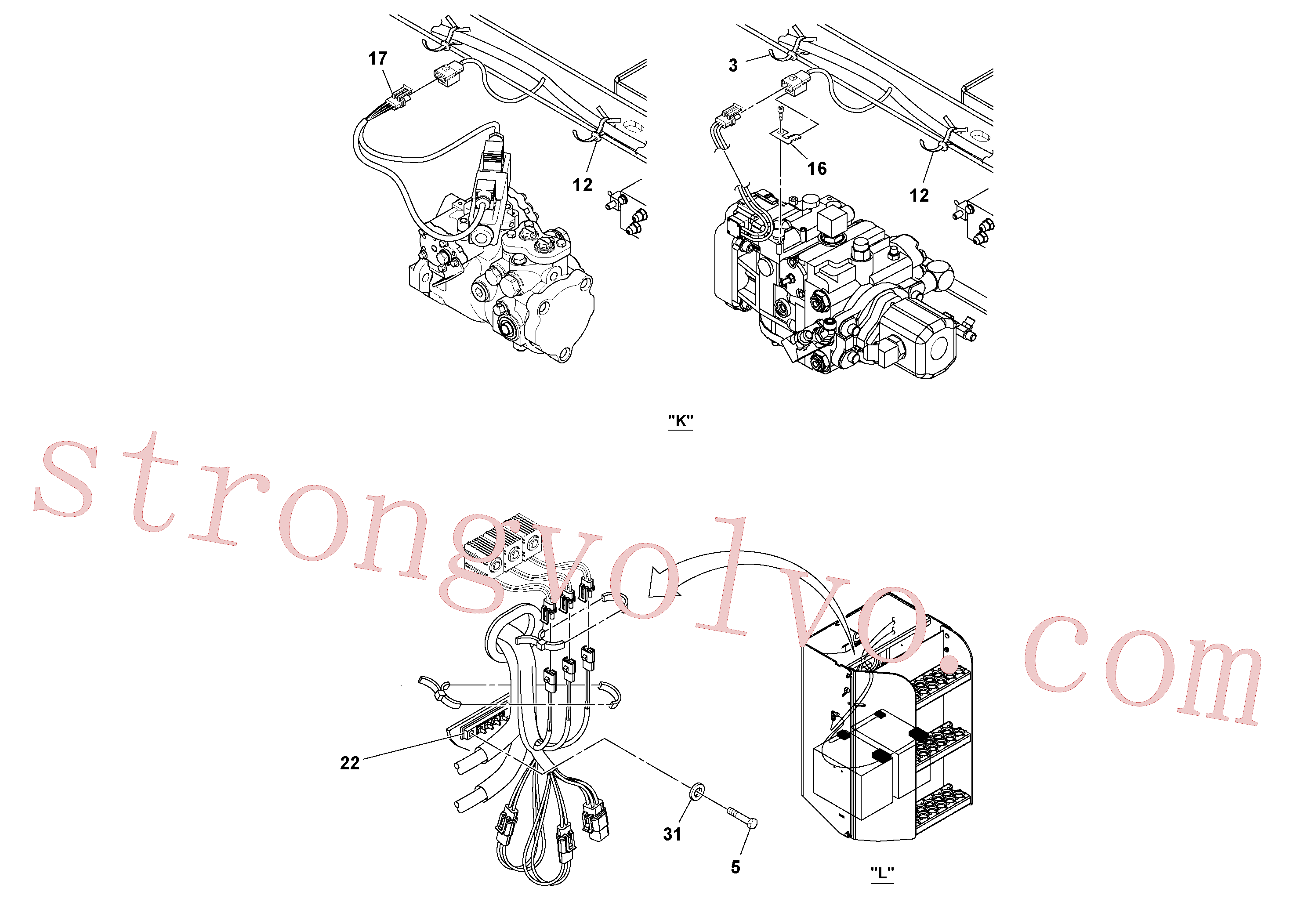 RM58820168 Volvo Instalação eléctrica(1039537 Montagem)