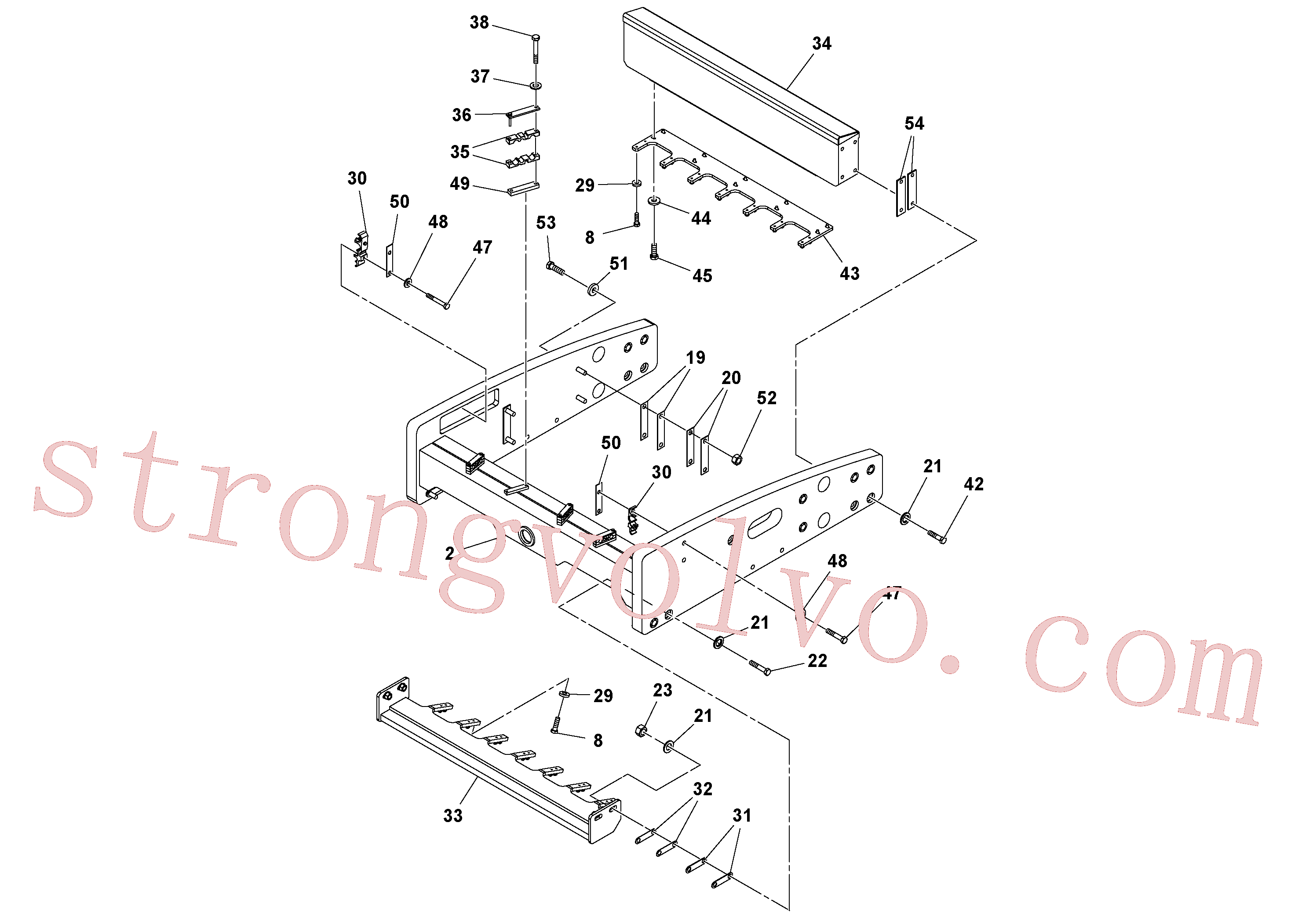 Volvo Montagem RM96715156 Parafuso sextavado Acessórios