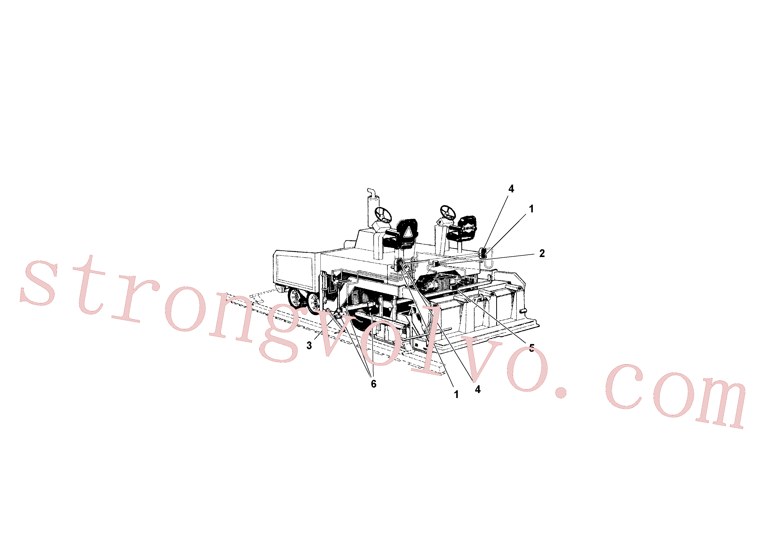 Atacado VOE12799648 Carcaça Volvo escavadeira