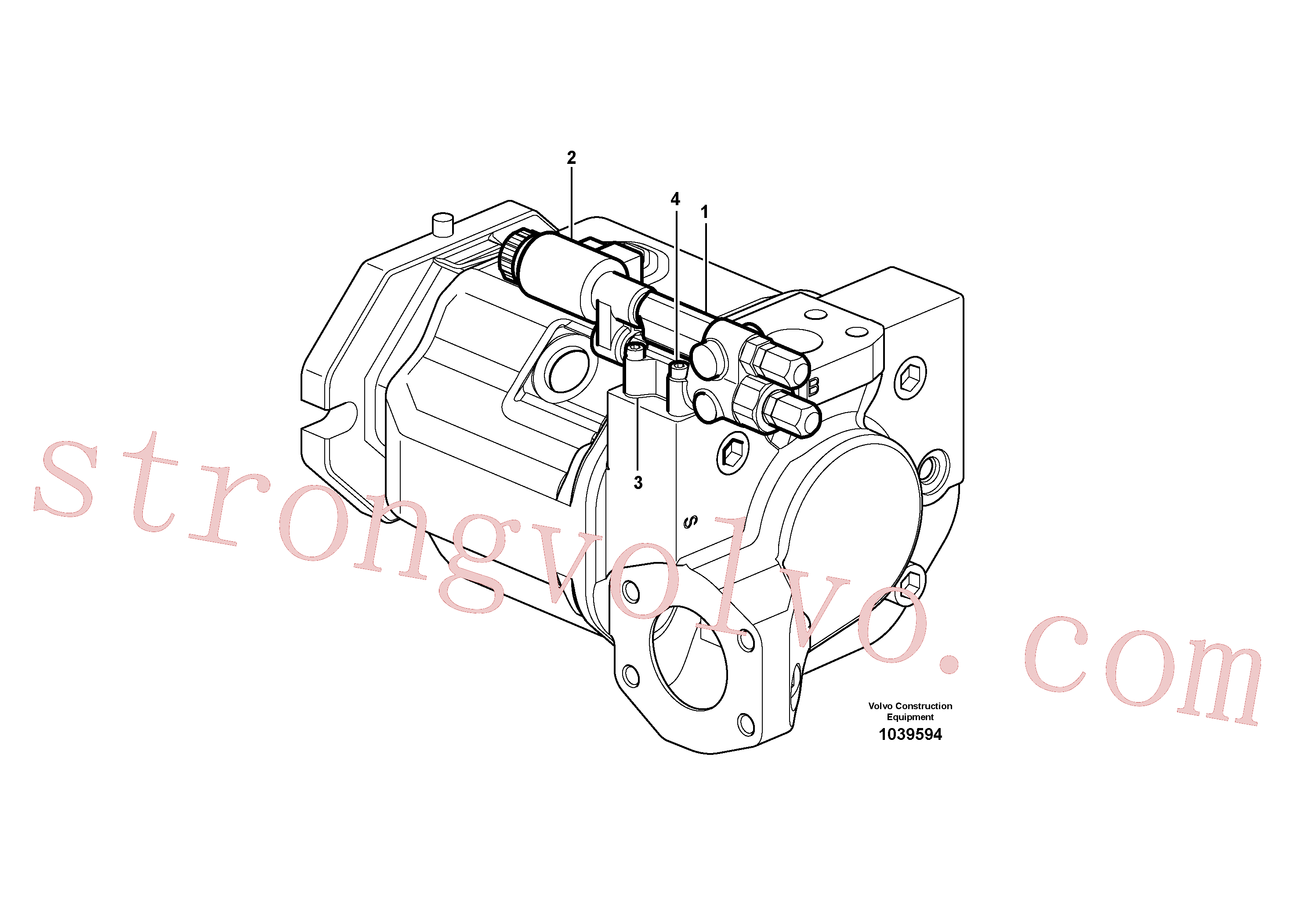 China Made VOE16001028 Screw Volvo Acessórios para escavadeira
