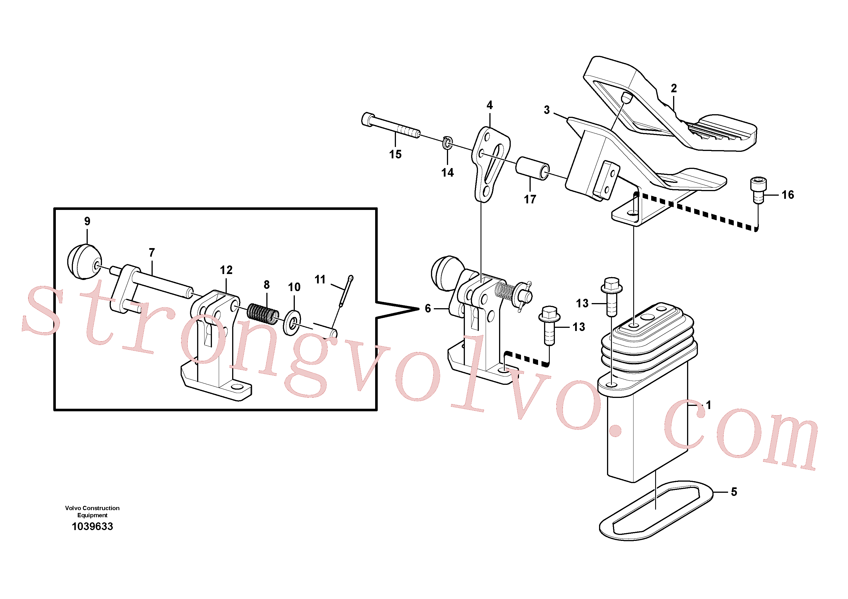 VOE14552290 Tubo Volvo escavadeira