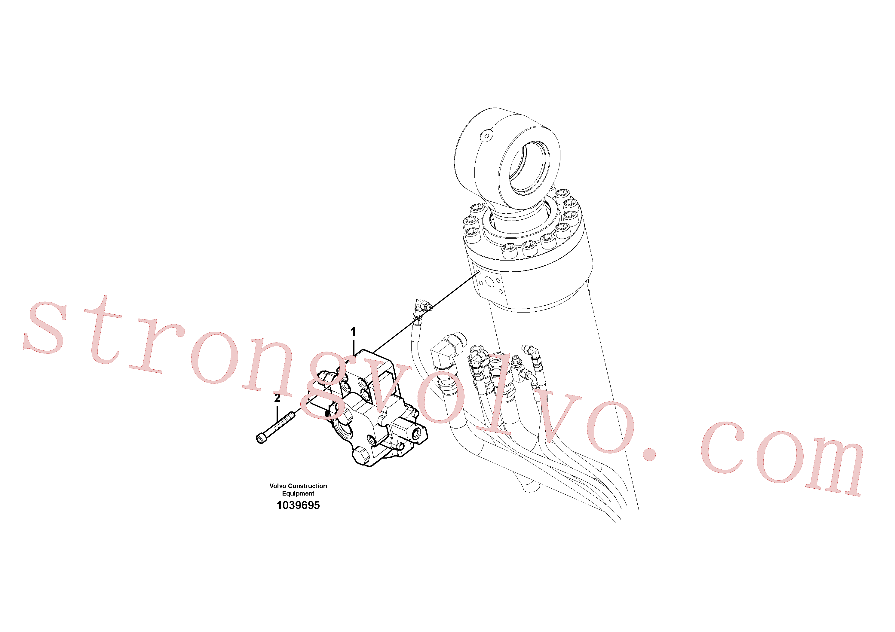 China Made VOE14571385 Válvula Volvo Acessórios para escavadeira