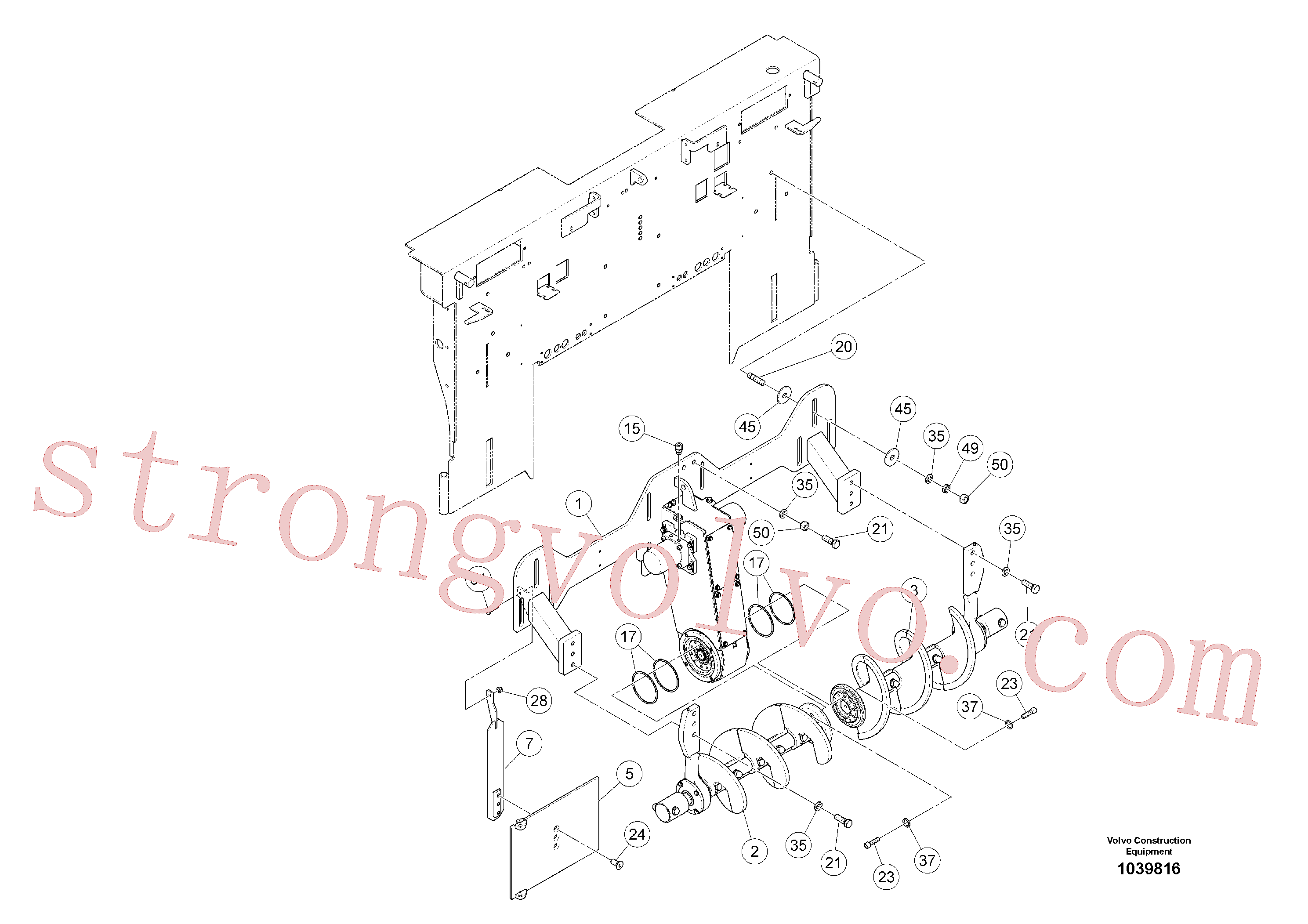 RM96723606 Volvo Parafuso sem-fim básico(1039816 Montagem)