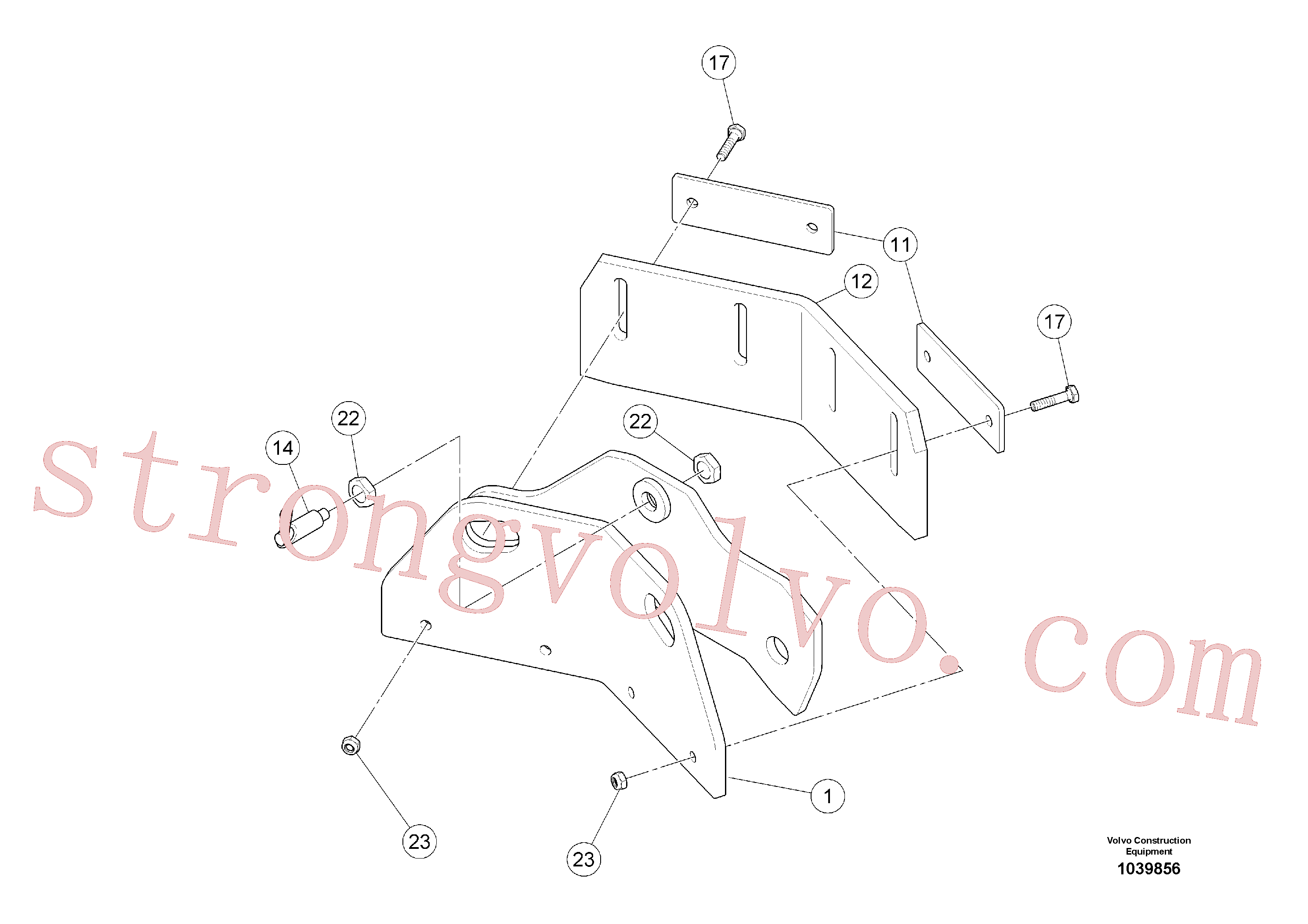 RM96718846 Volvo Raspadeira(1039856 Montagem)