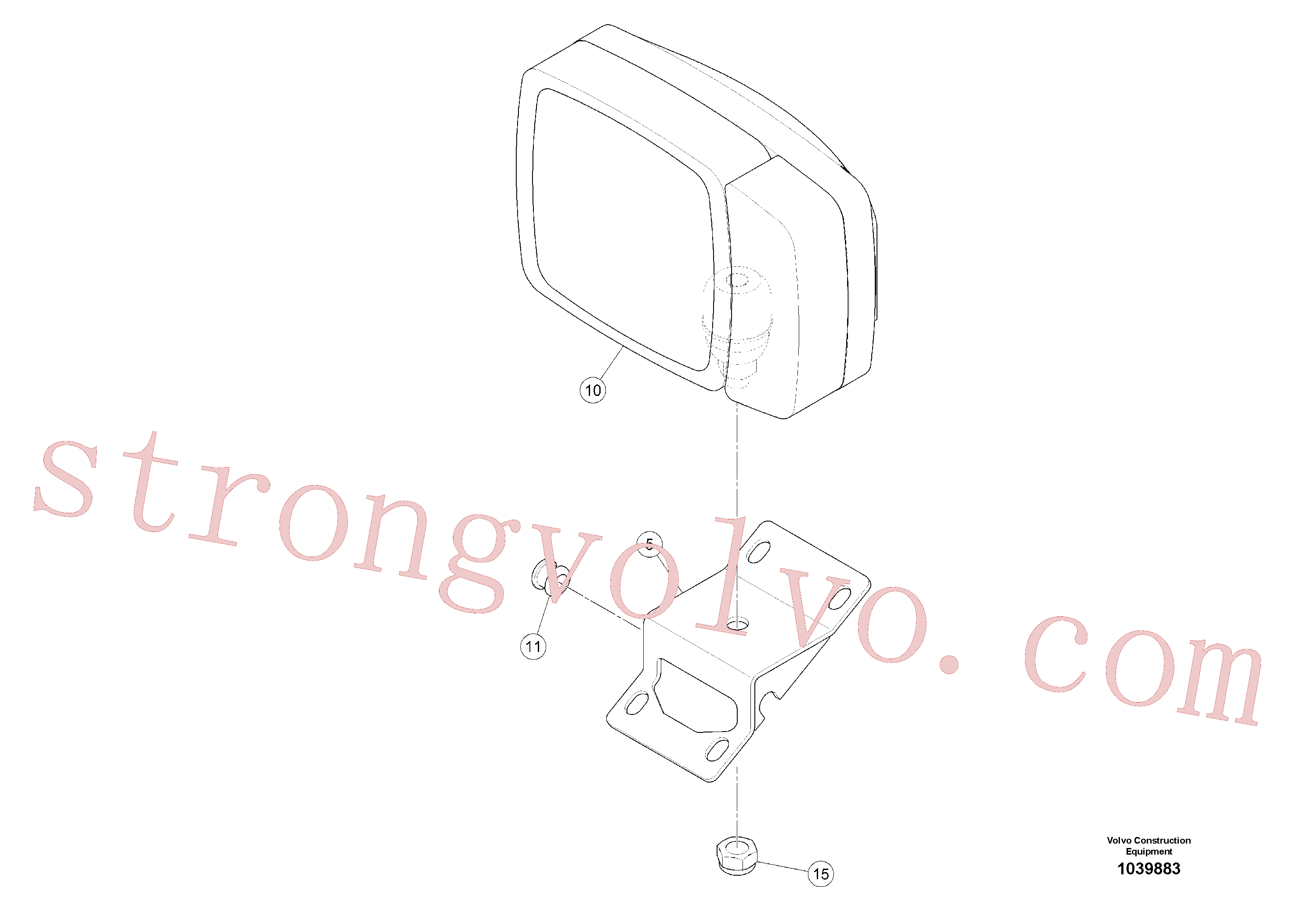 RM13912373 Volvo Farol(1039883 Montagem)