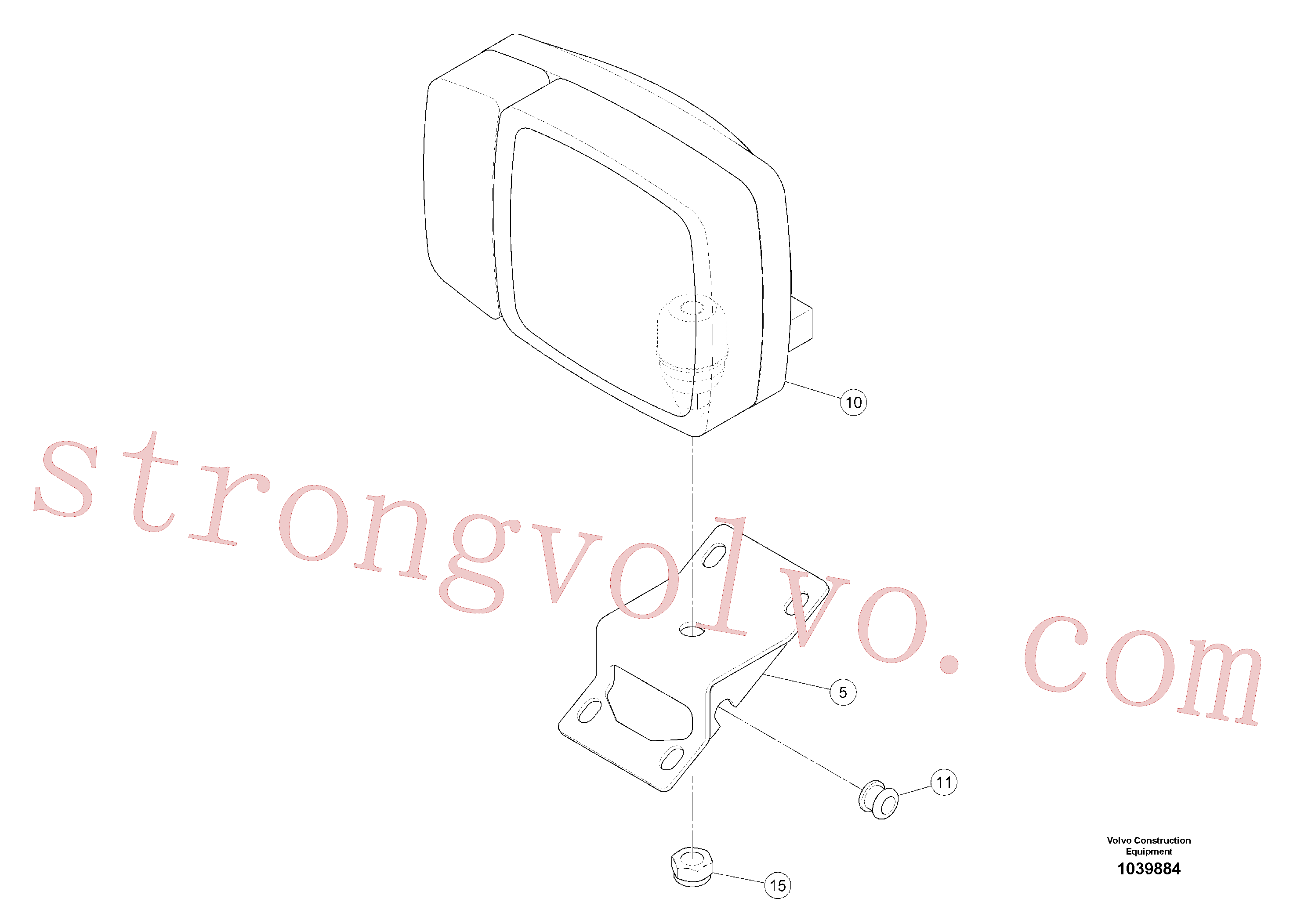RM14083463 Volvo Farol(1039884 Montagem)