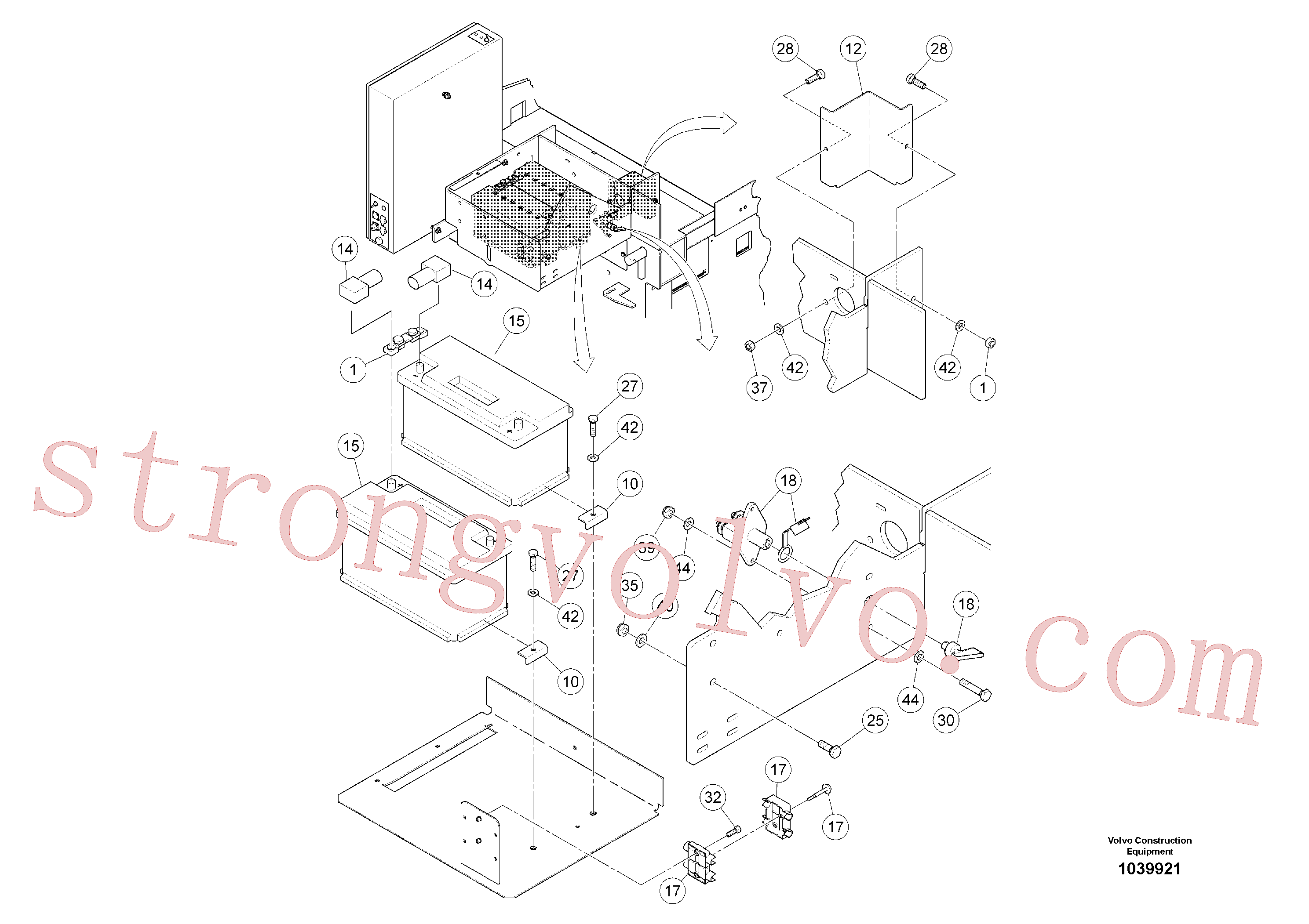 RM96714266 Volvo Unidade de bateria(1039921 Montagem)