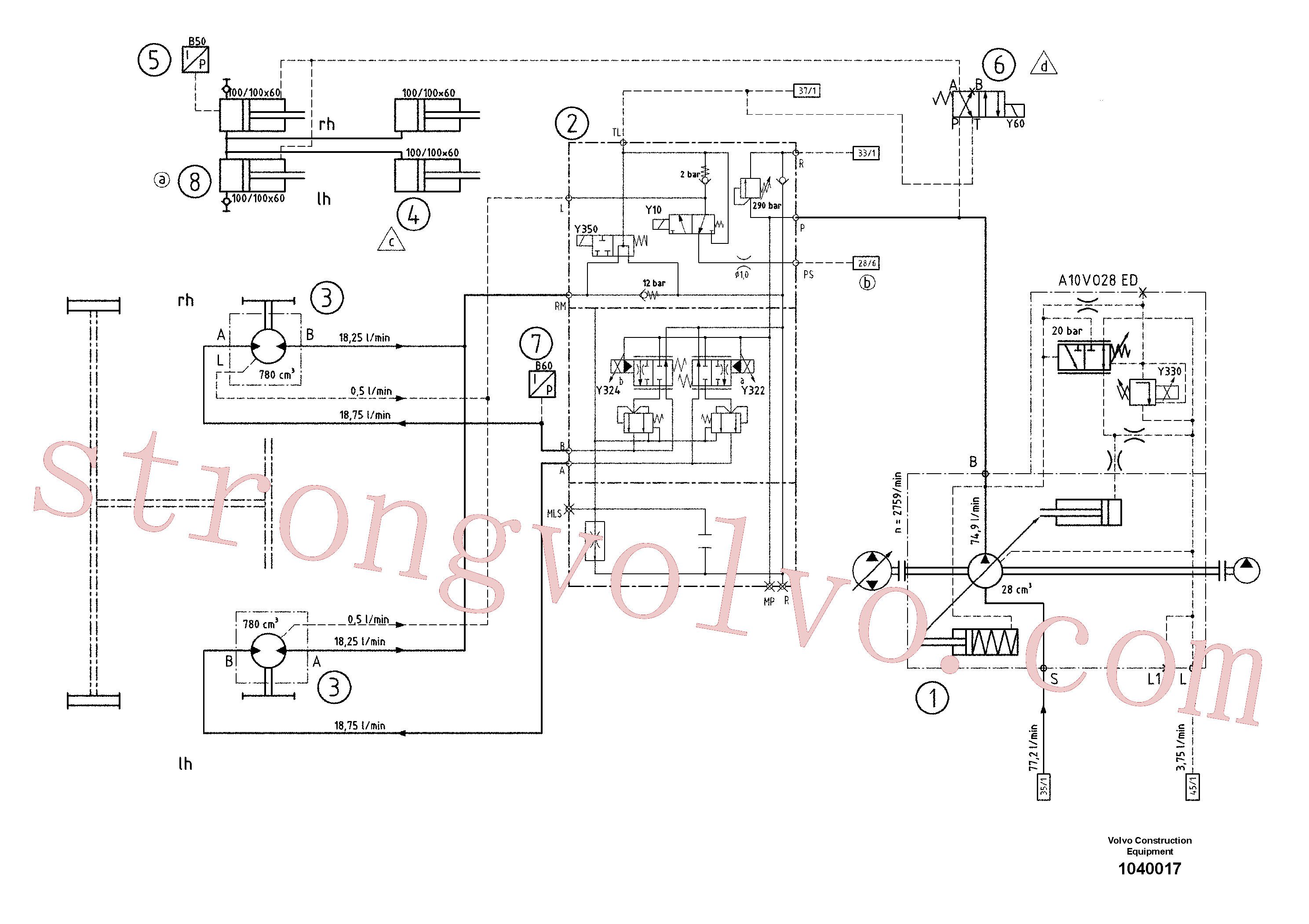 Volvo Montagem RM54465414 Transdutor Acessórios