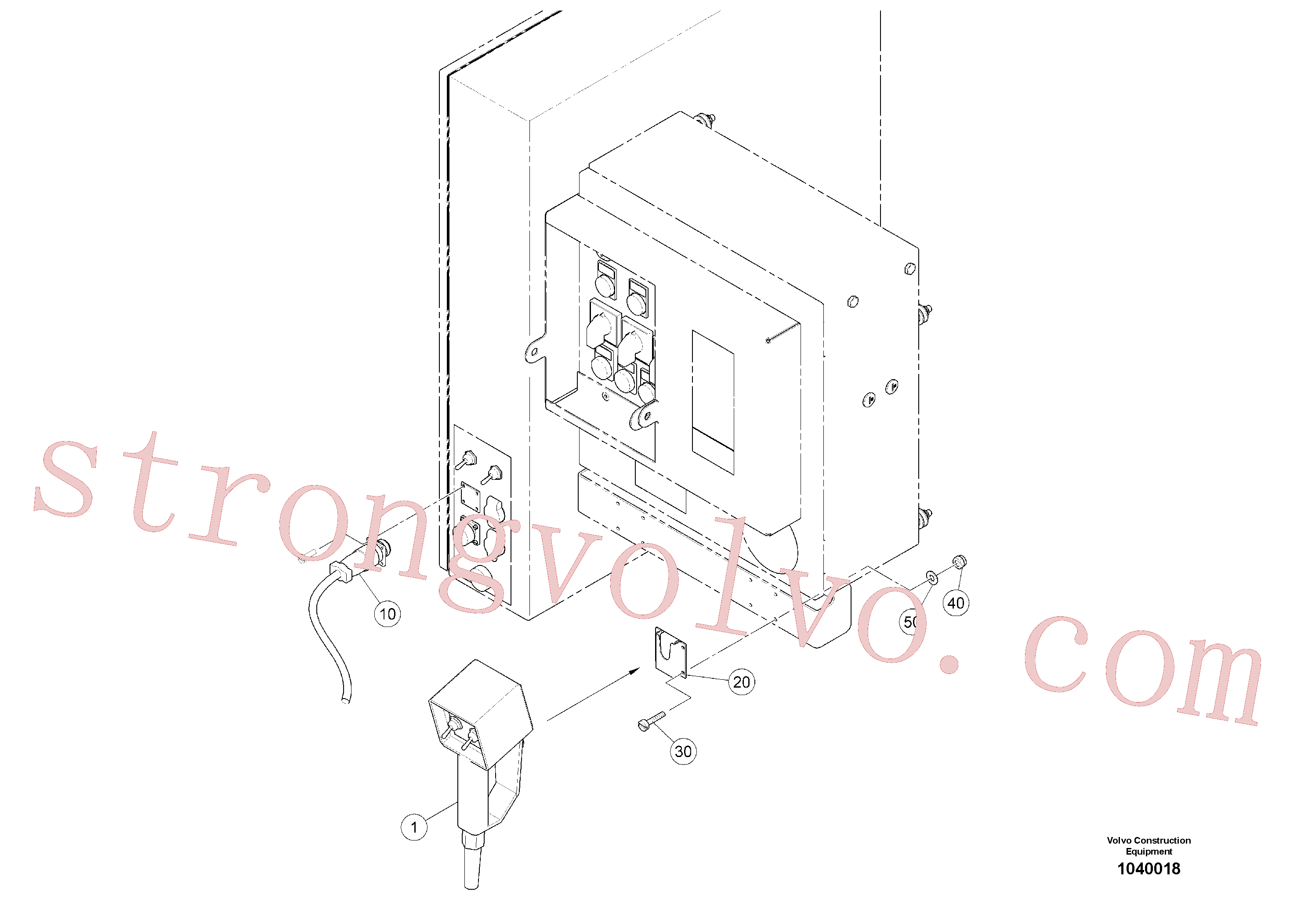 RM14094221 Volvo Ajuste eléctrico da altura(1040018 Montagem)