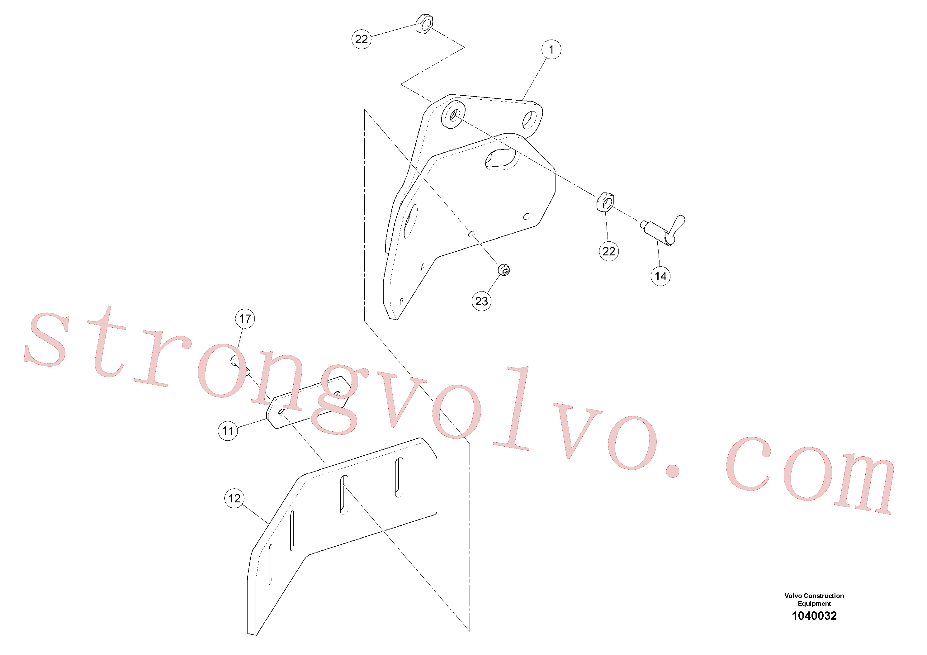 RM80855943 Volvo Raspadeira(1040032 Montagem)