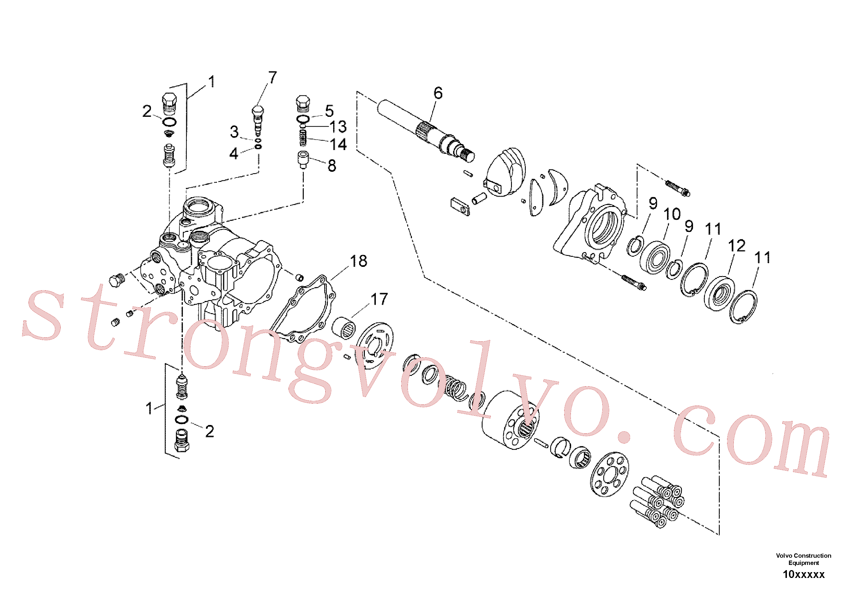 RM59785519 Volvo Bomba de vibração(1040167 Montagem)