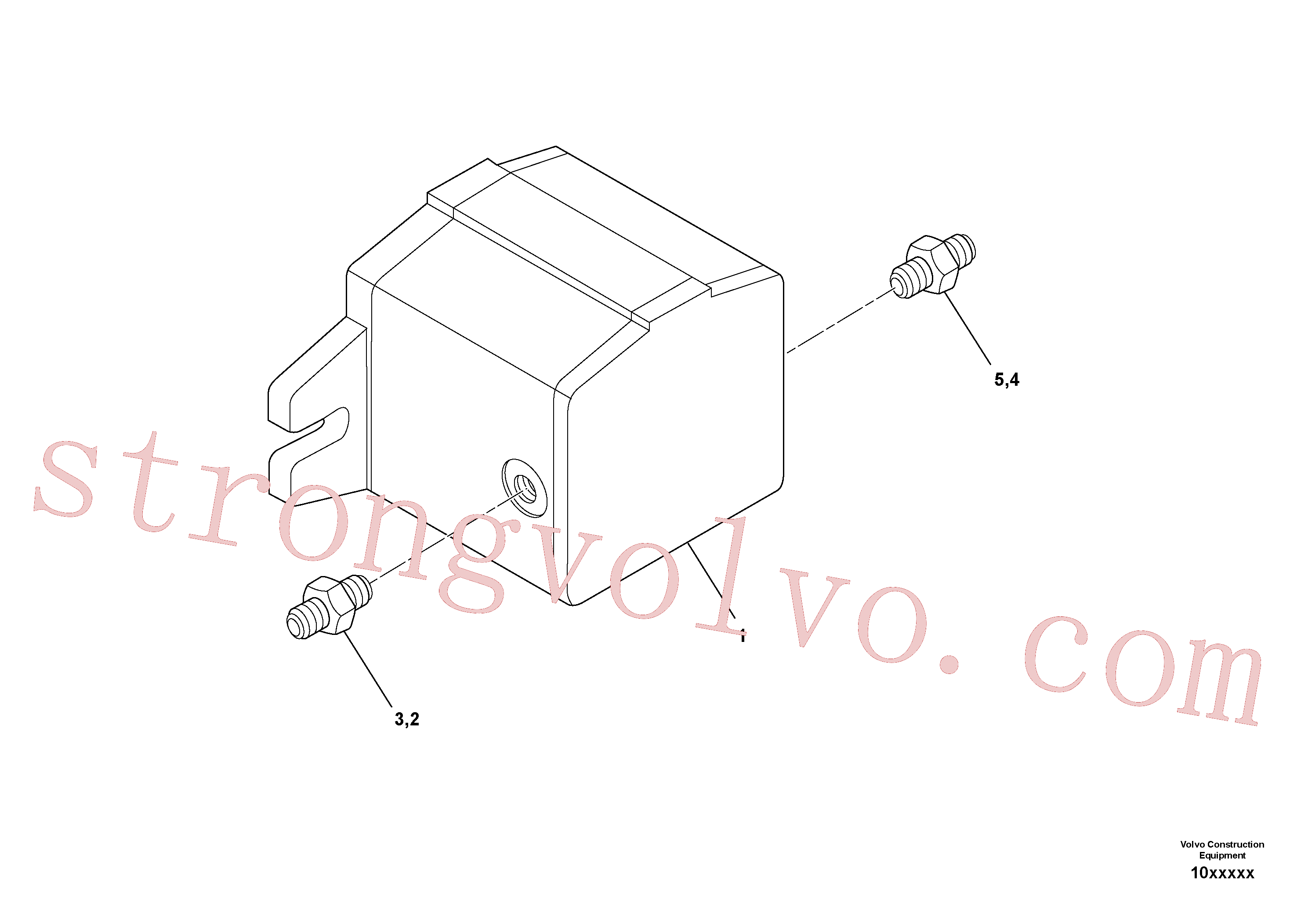 RM95303756 Volvo Conjunto da bomba da direcção(1040449 Montagem)