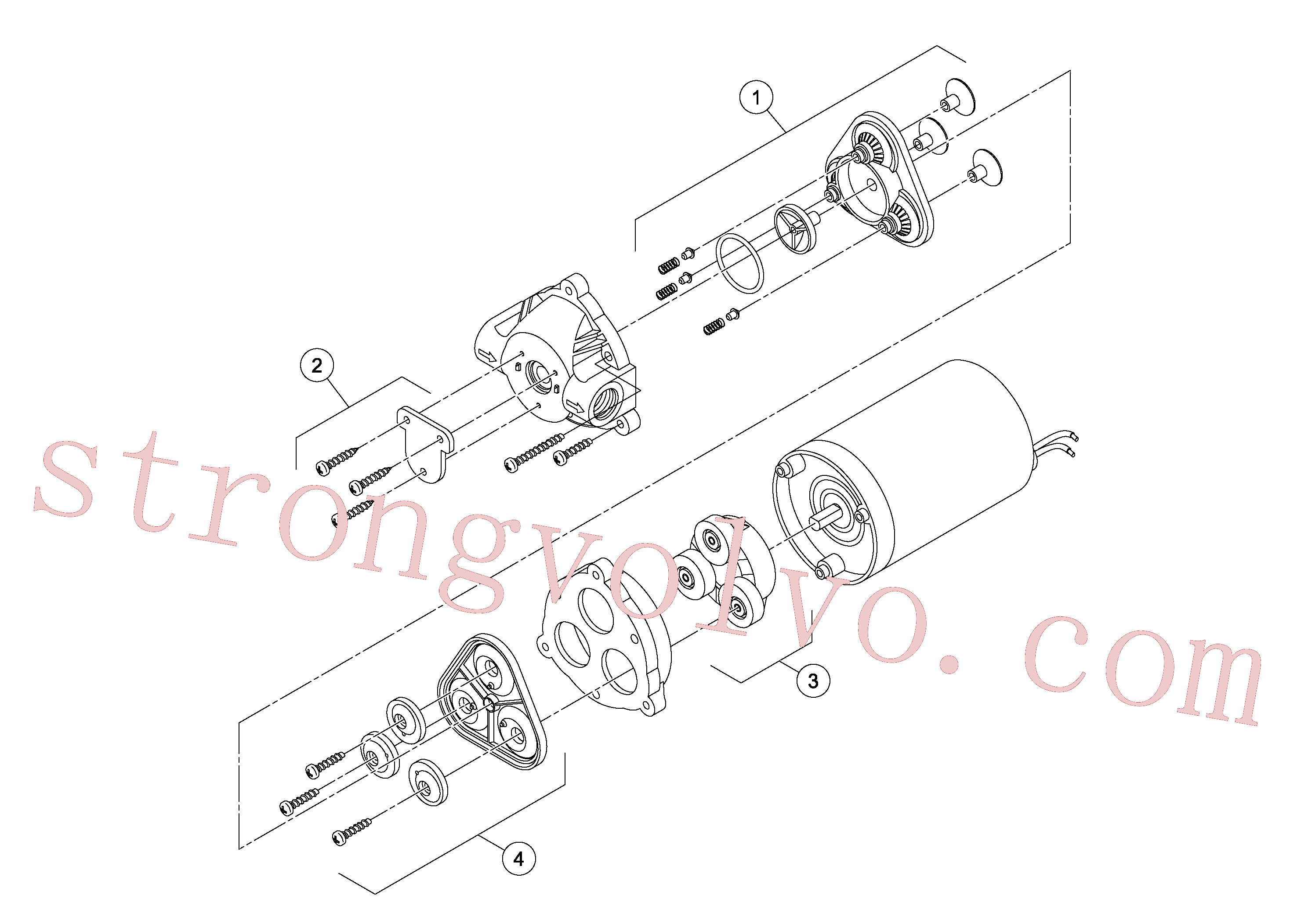 RM59123851 Volvo Bomba de água(1040465 Montagem)