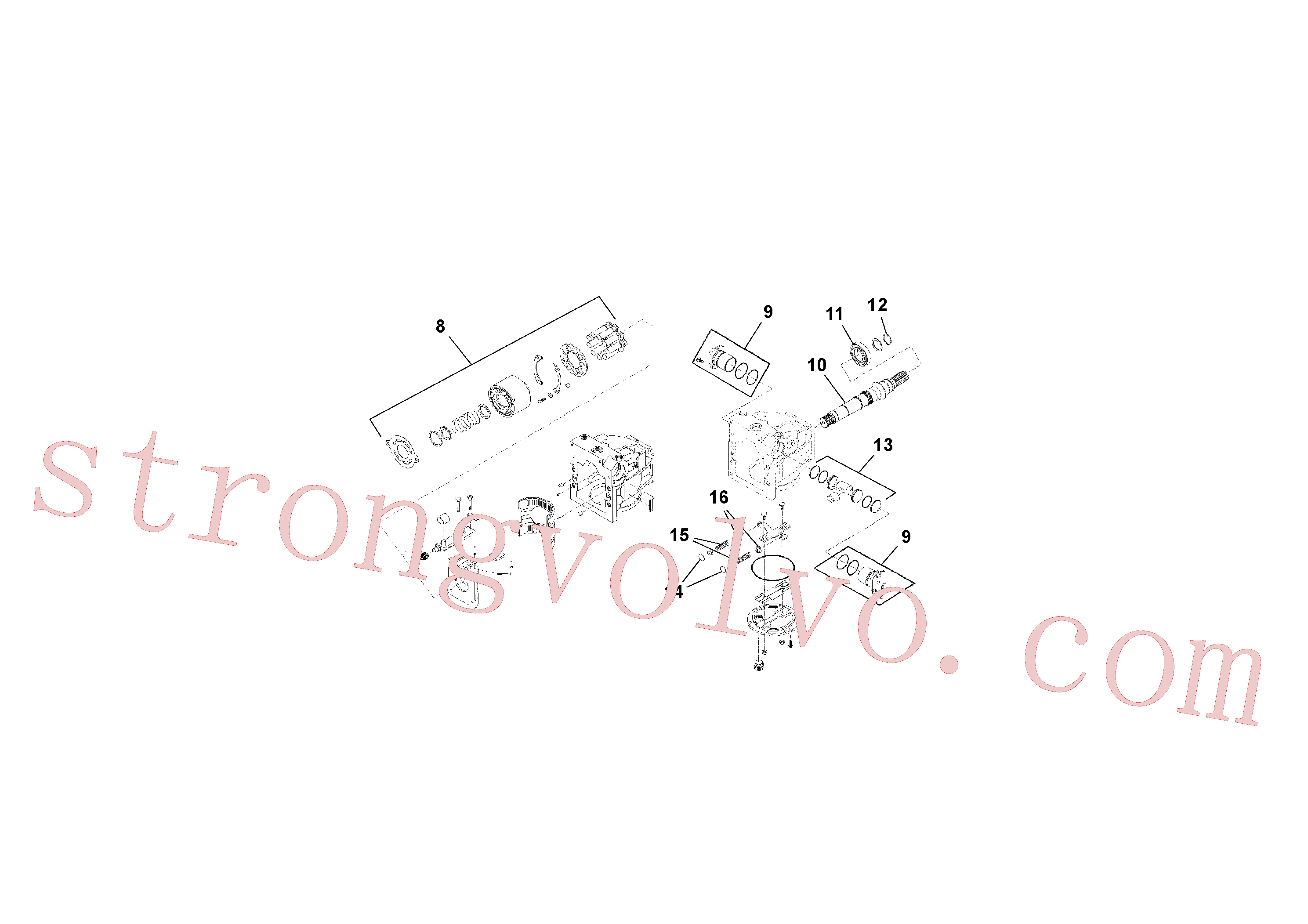Volvo Montagem RM13792965 Jogo pistão Acessórios