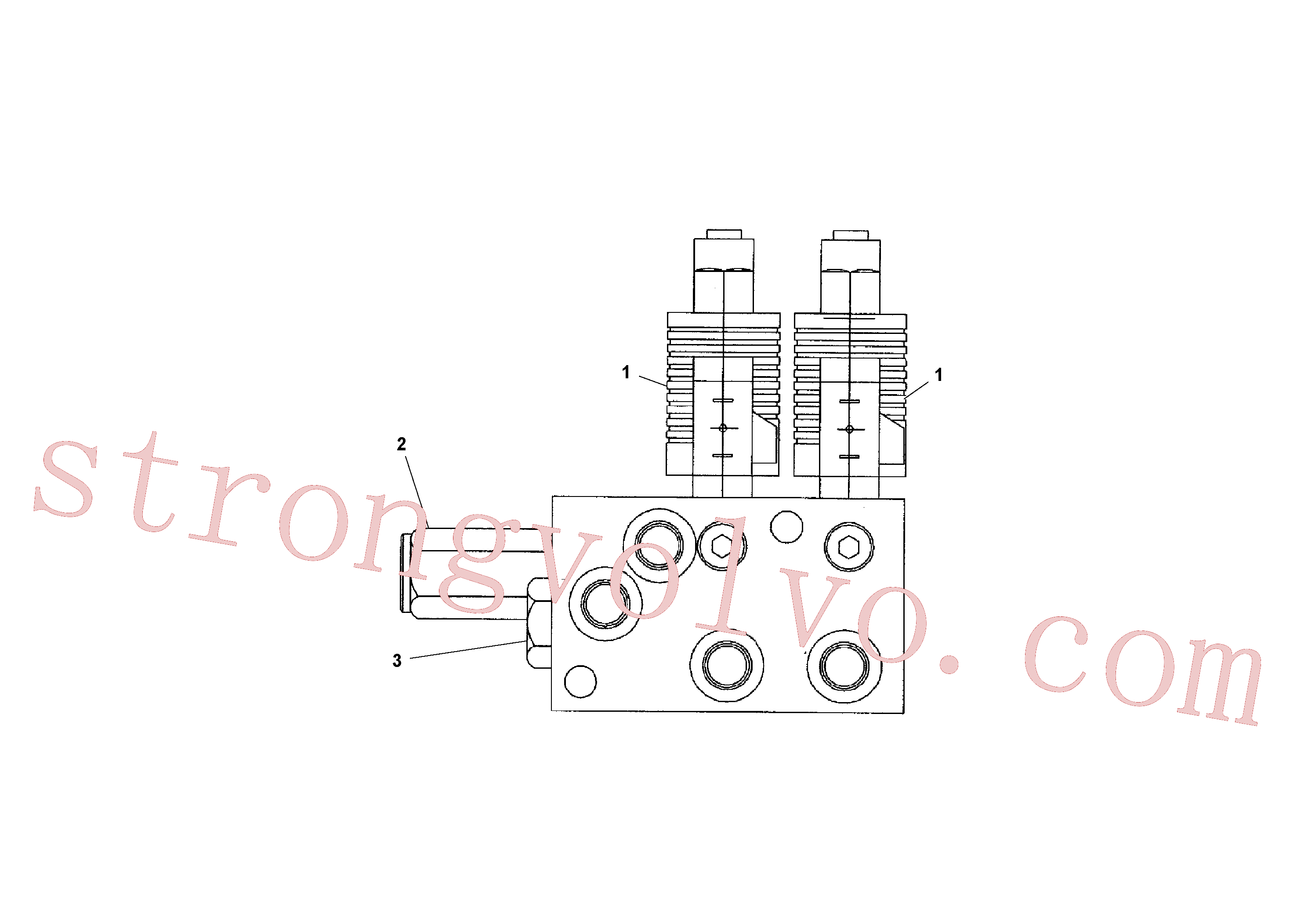 China Made RM20928503 Bobina Volvo Acessórios para escavadeira