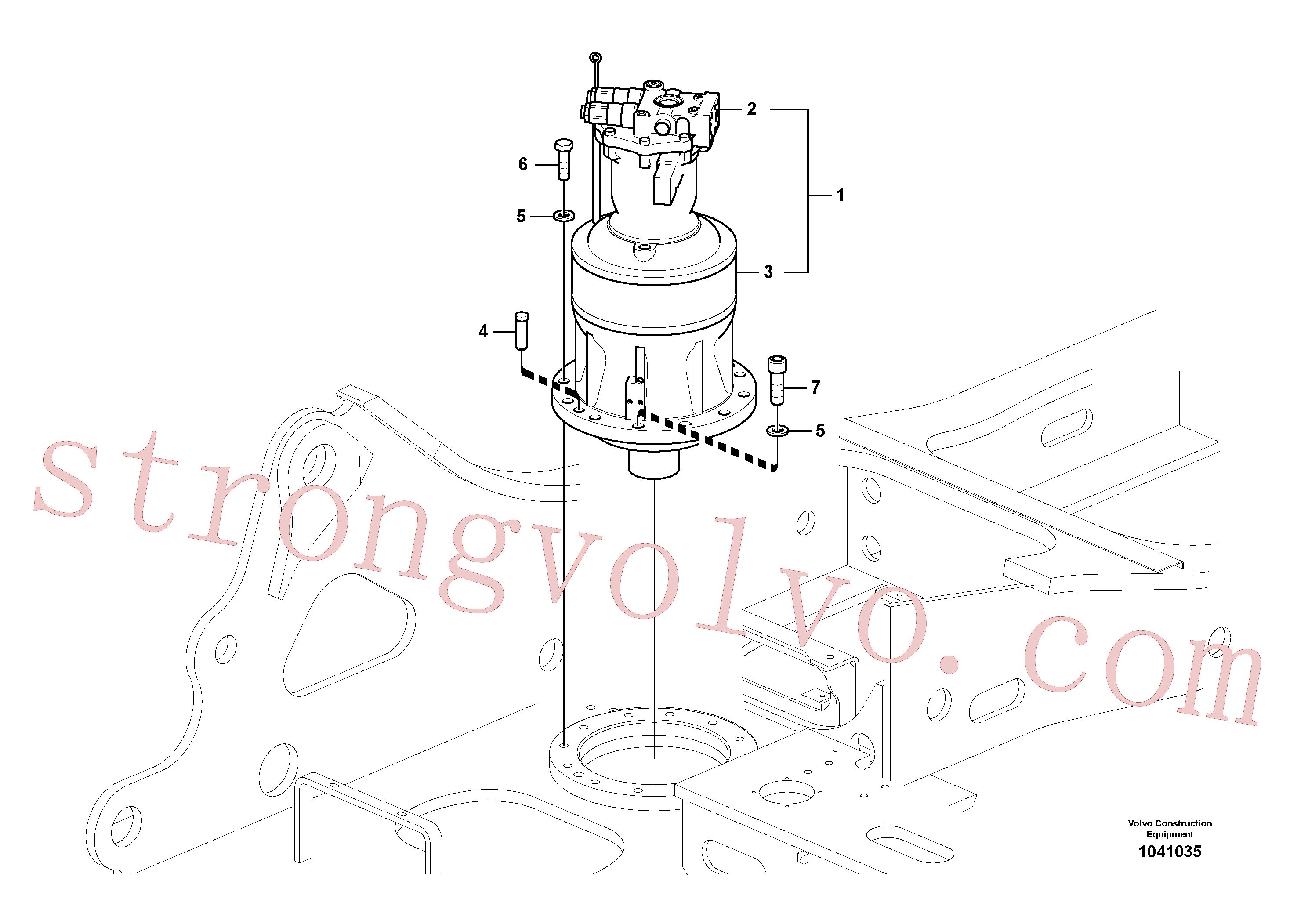Volvo Montagem VOE984365 Parafuso soquete sext Acessórios
