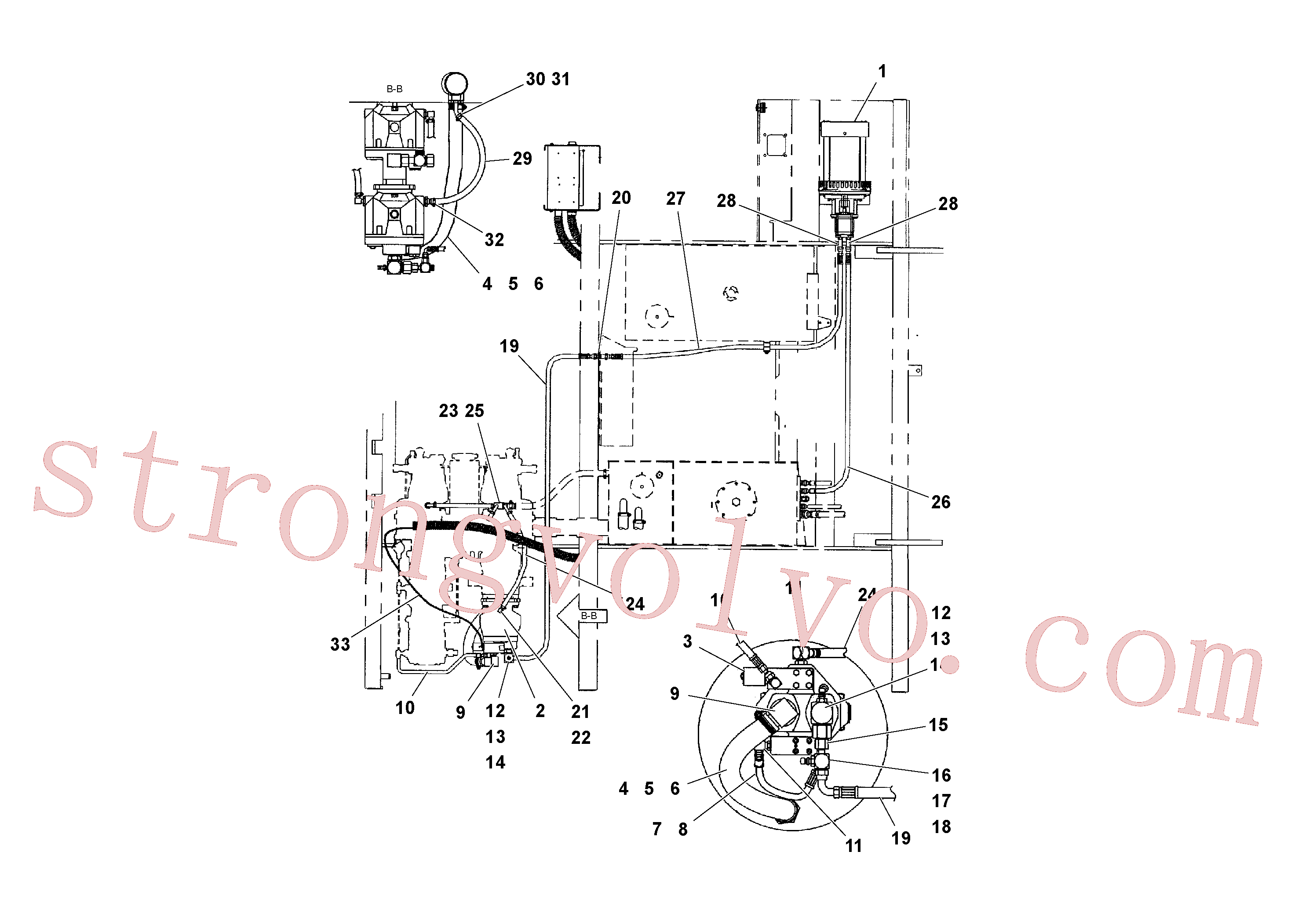 Volvo Acessórios para escavadeira RM20951018 Cotovelo Acessórios
