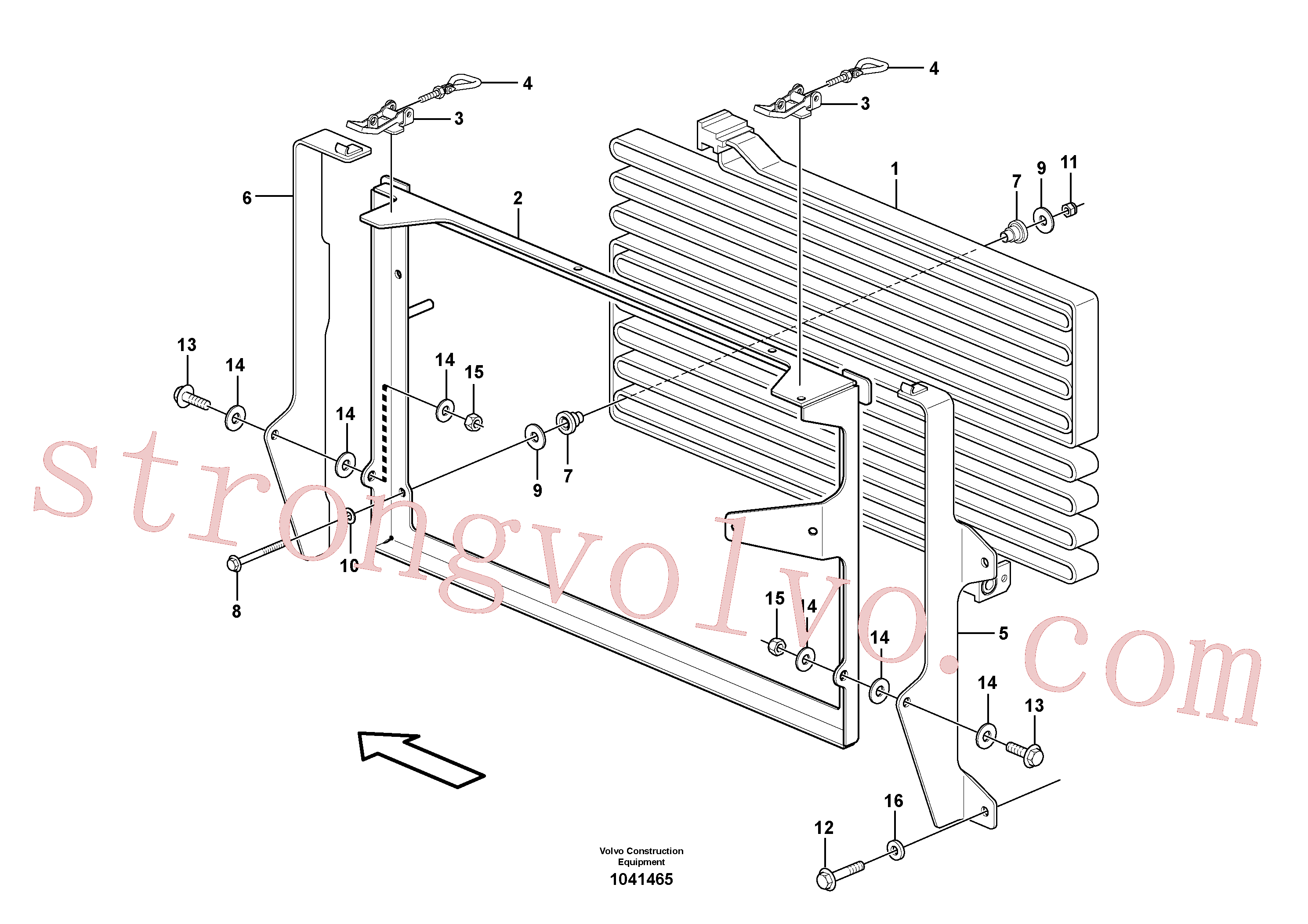 Volvo Montagem VOE981314 Porca trava Acessórios