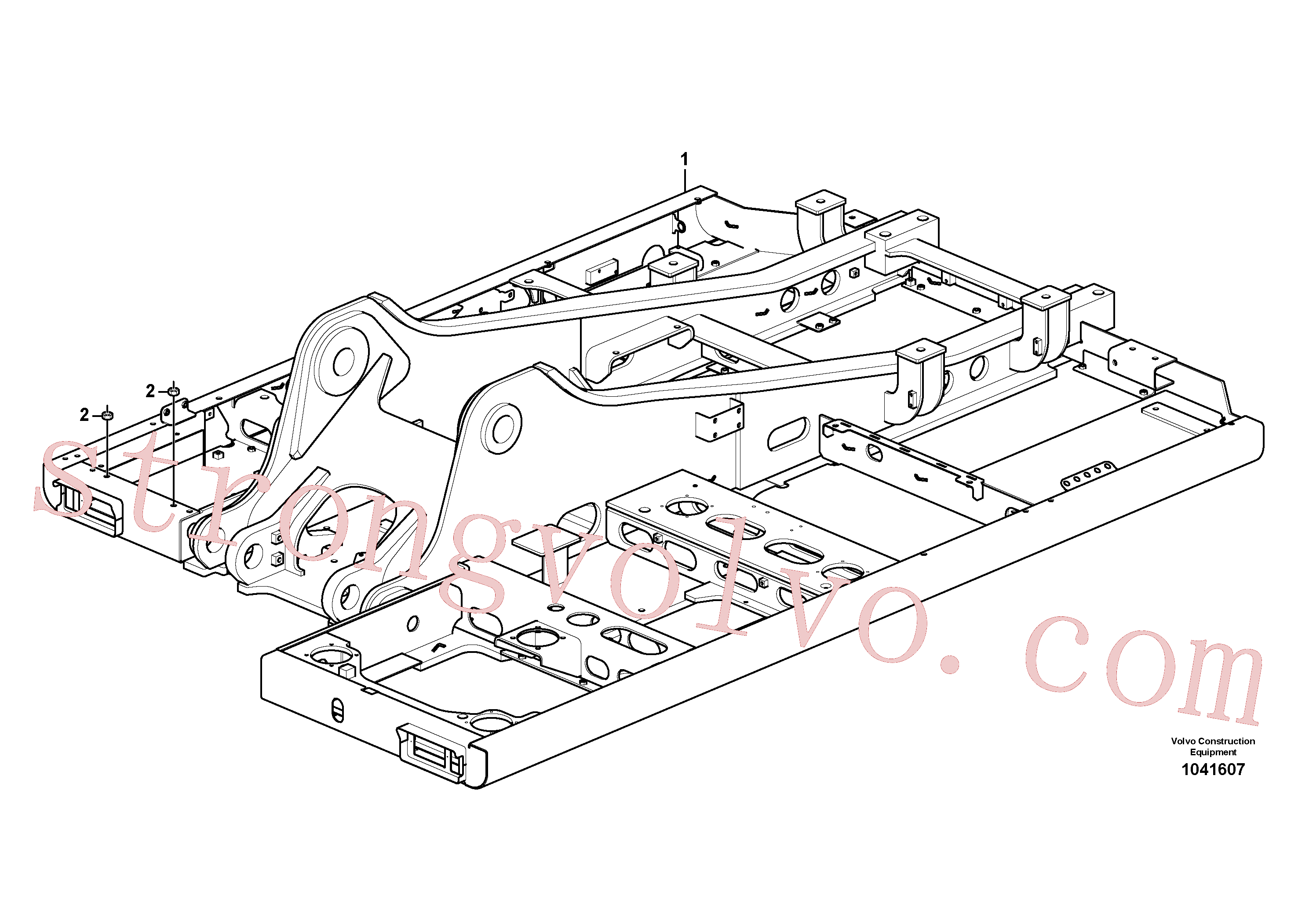 SA9119-11000 Volvo Quadro superior(1041607 Montagem)