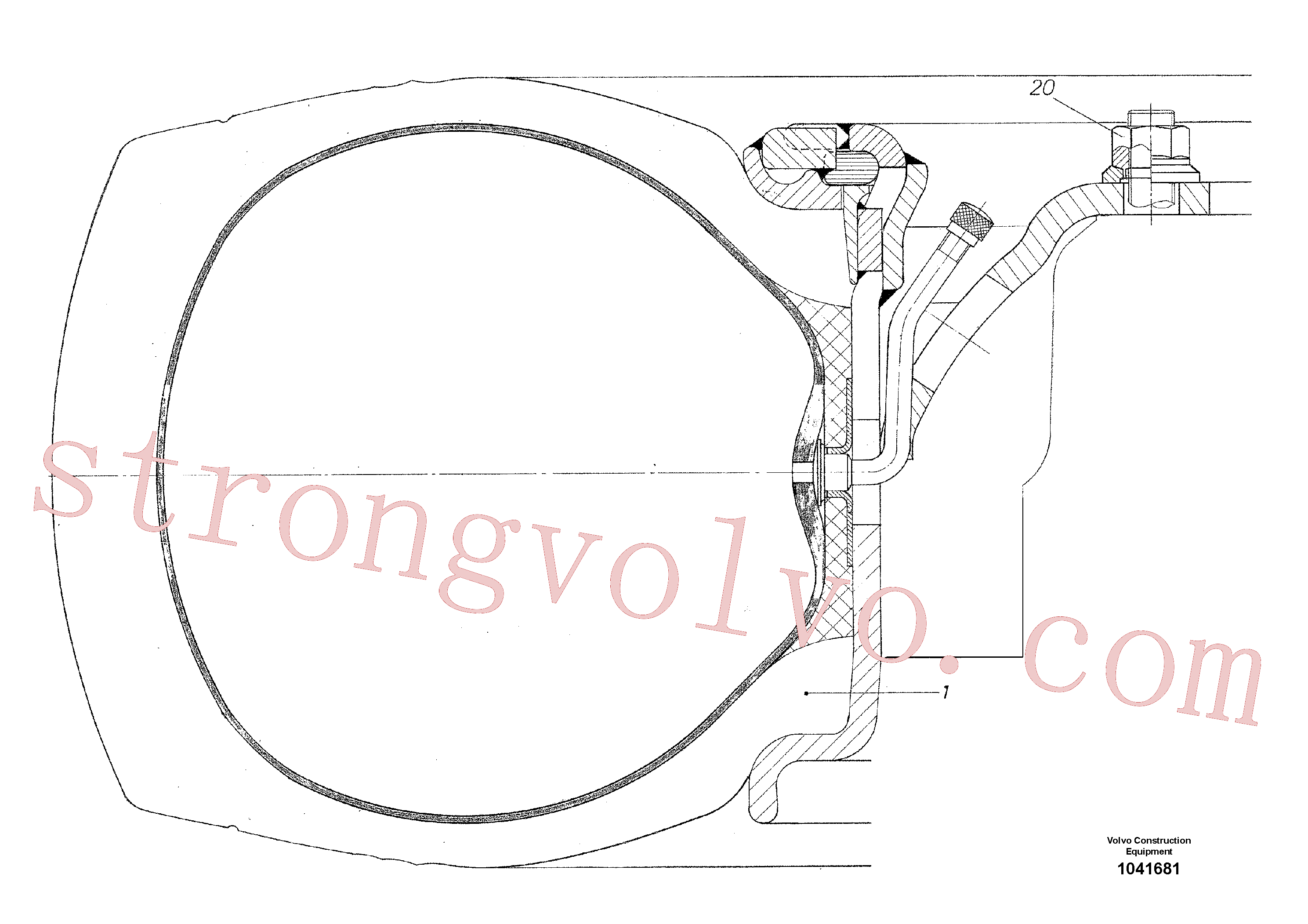 RM13939194 Volvo Conjunto da roda traseira(1041681 Montagem)