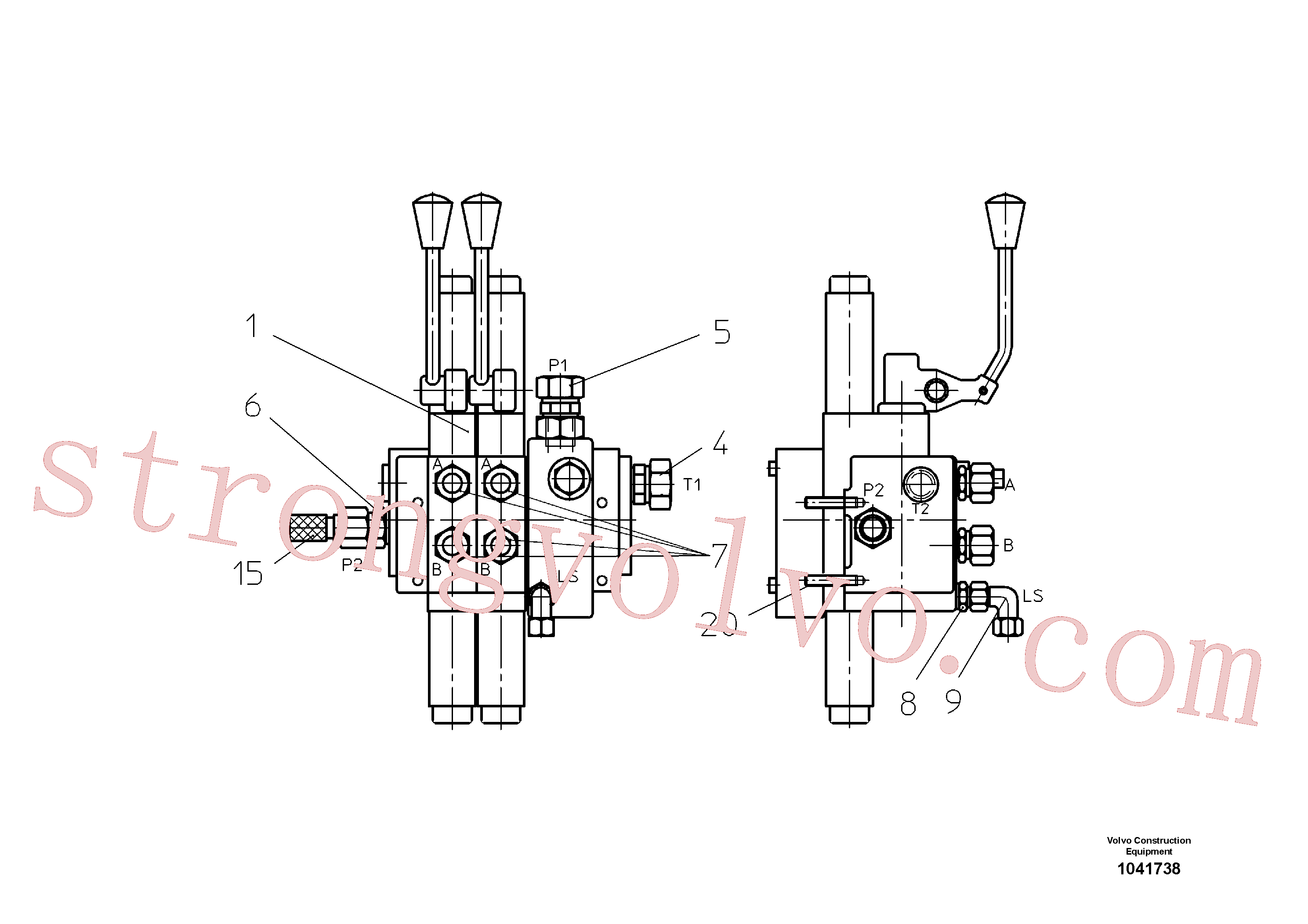RM13943774 Prisioneiro Volvo escavadeira