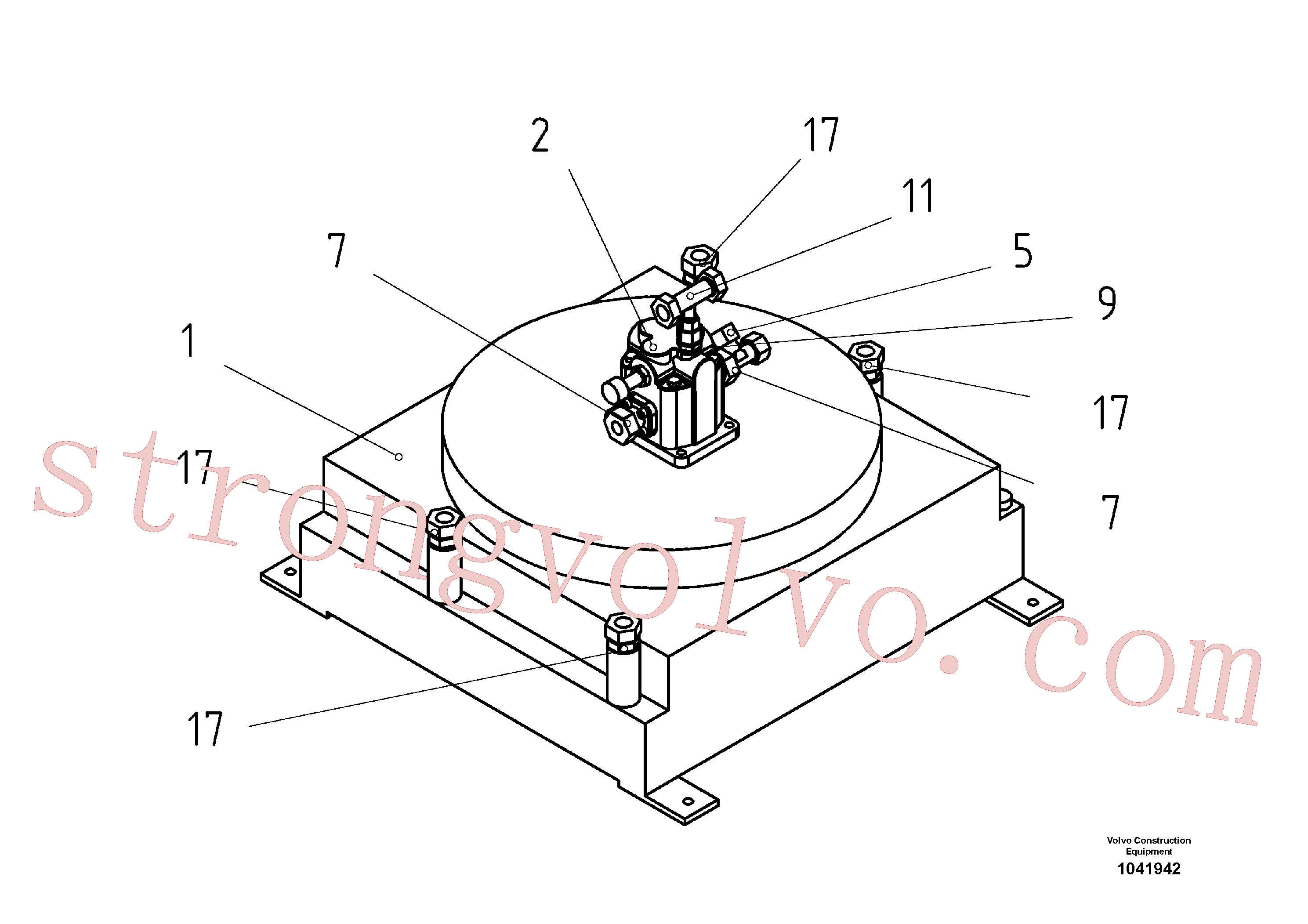 RM13943774 Volvo Refrigerador do motor(1041942 Montagem)