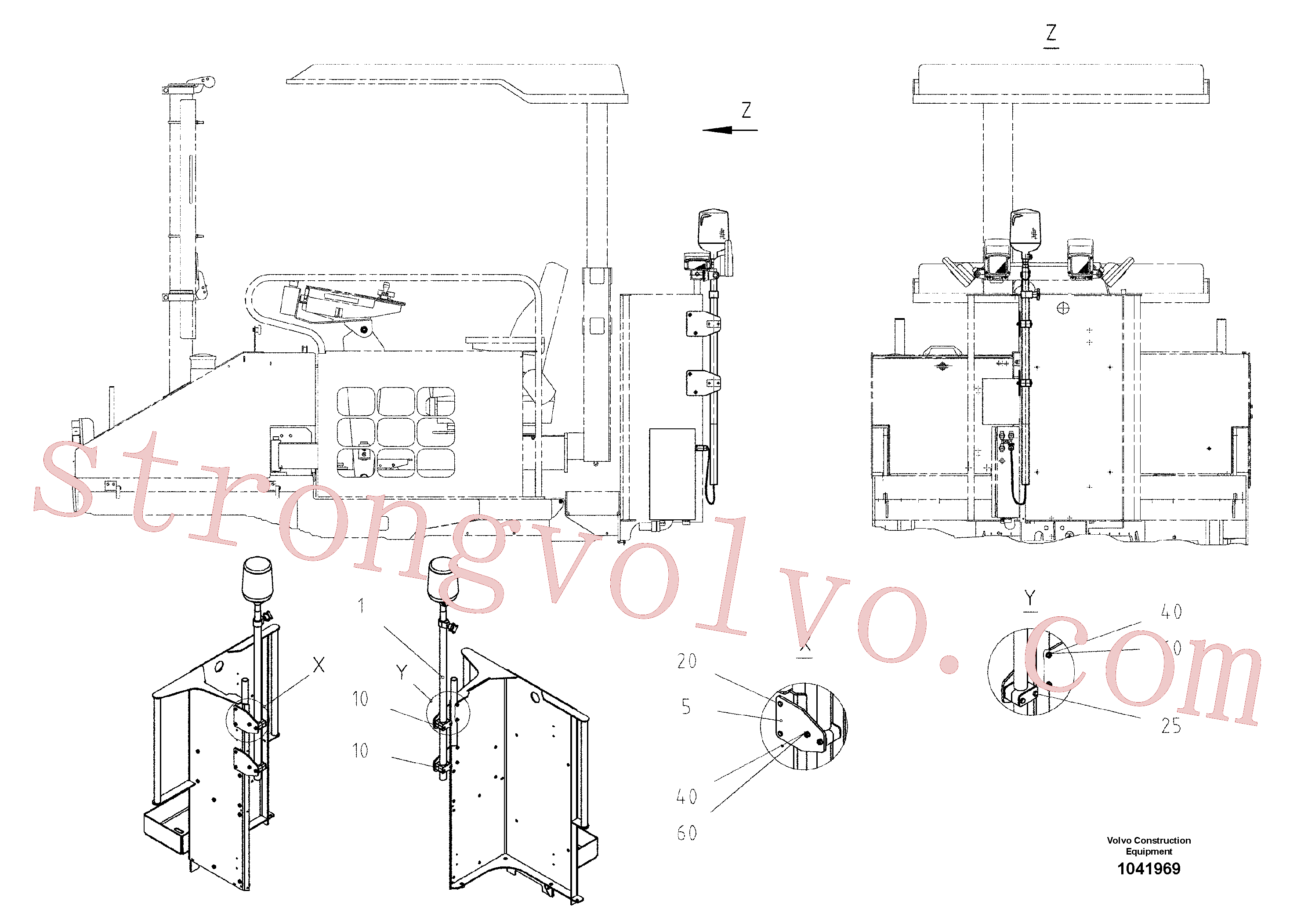 Volvo RM13907548 Braçadeira Volvo Acessórios para escavadeira