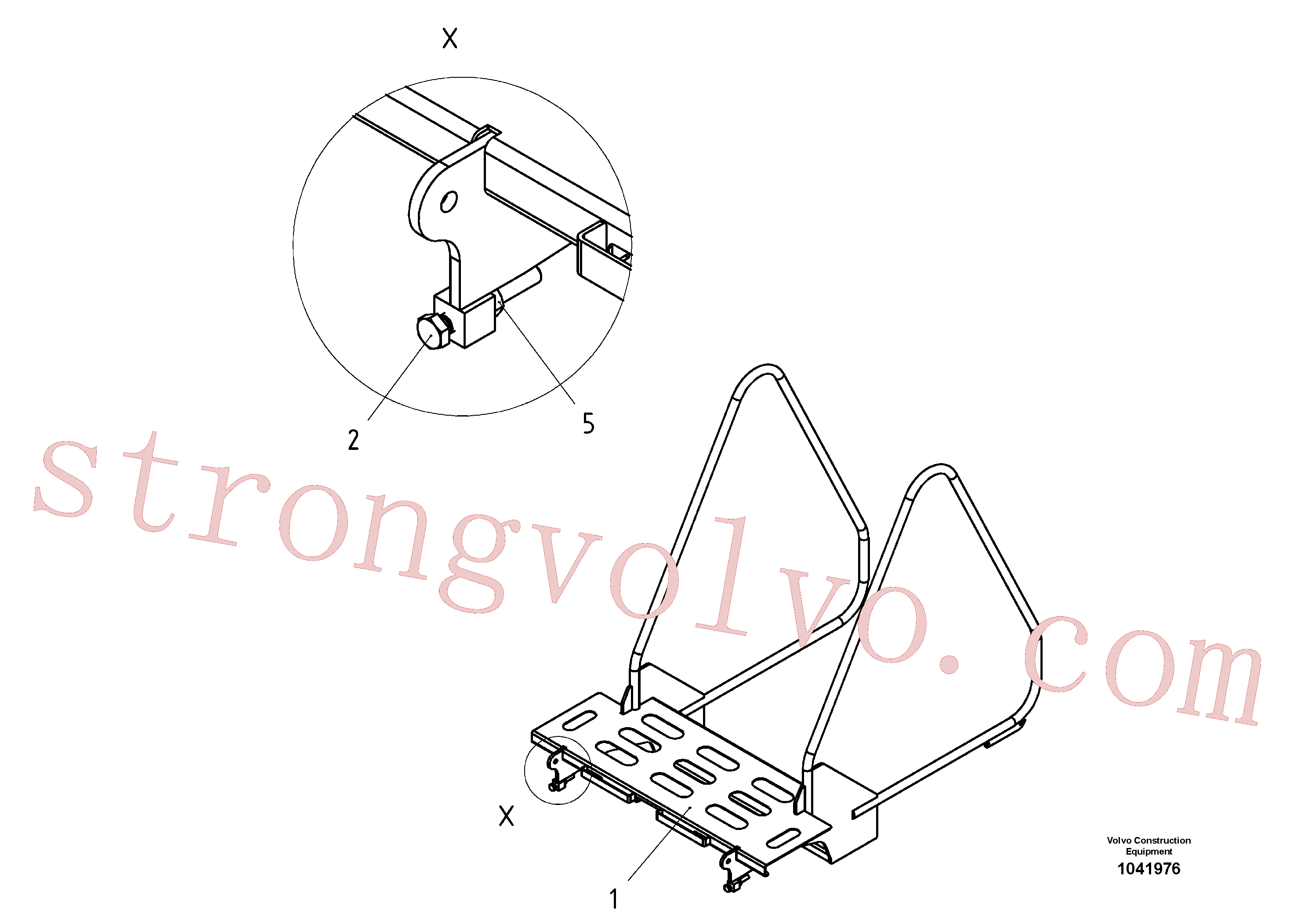 RM96722152 Parafuso sextavado Volvo escavadeira