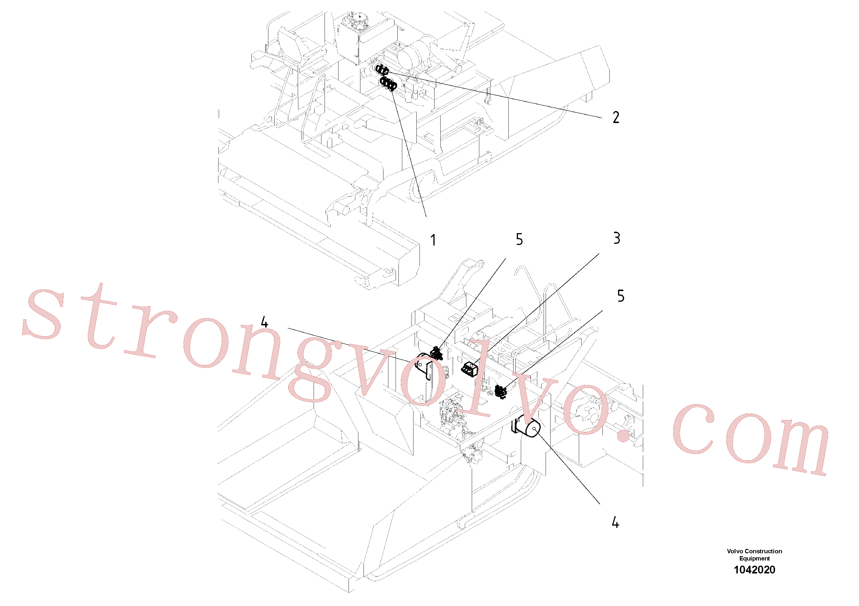 RM80664451 Volvo Sistema hidráulico(1042020 Montagem)