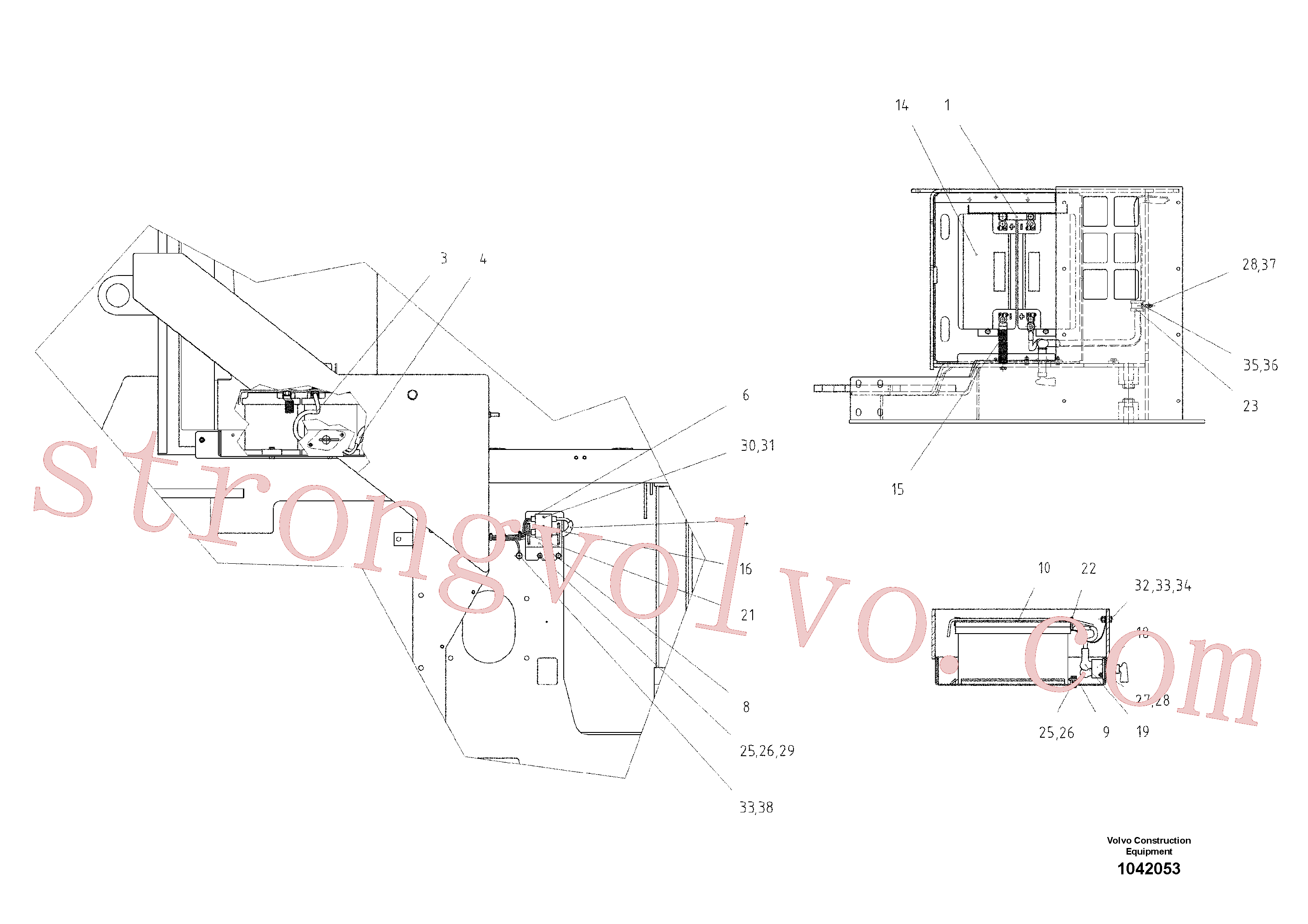 RM58900747 Volvo Unidade de bateria(1042053 Montagem)