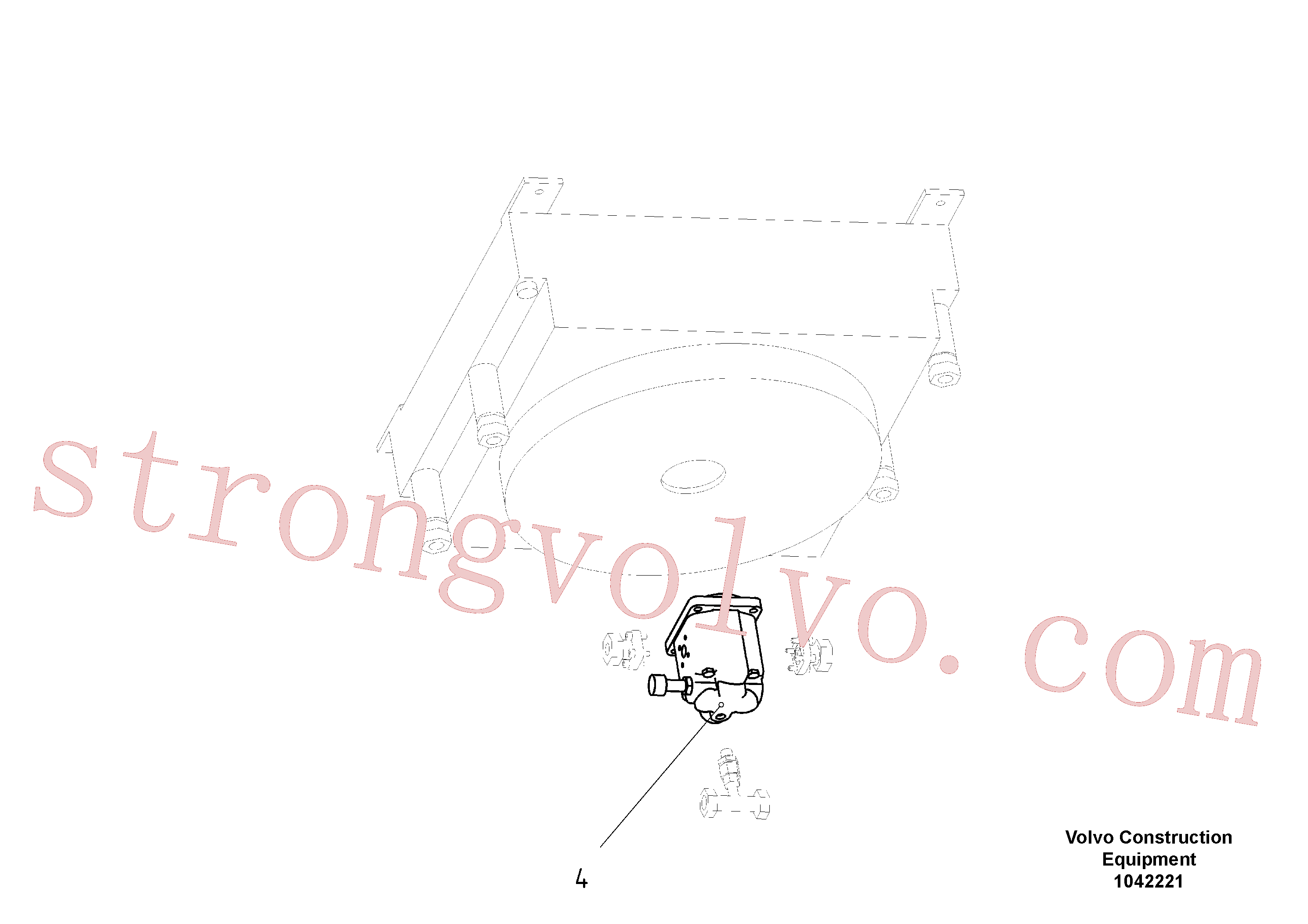 China Made RM54699962 Válvula de comando Volvo Acessórios para escavadeira