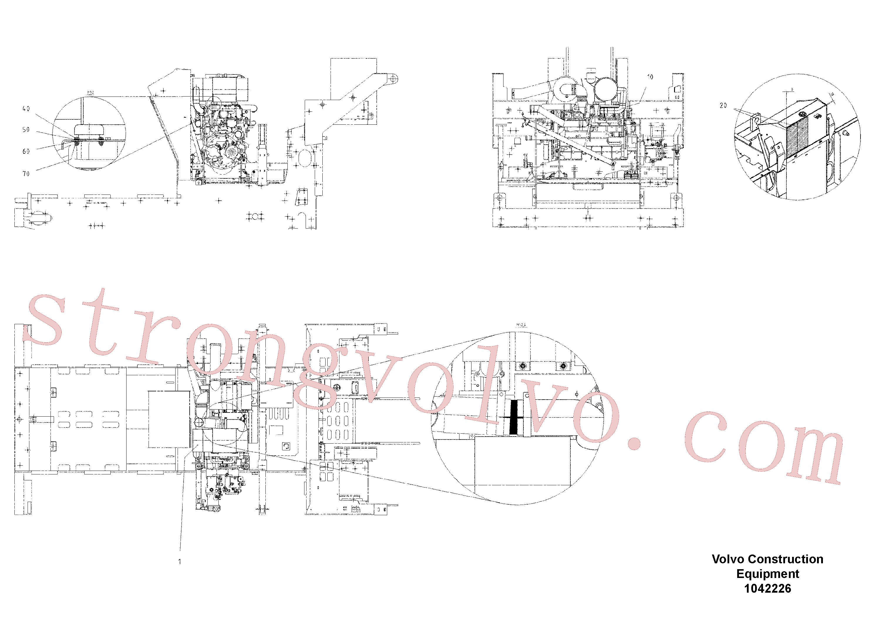 RM96712880 Arruela, Arruela simples Volvo escavadeira