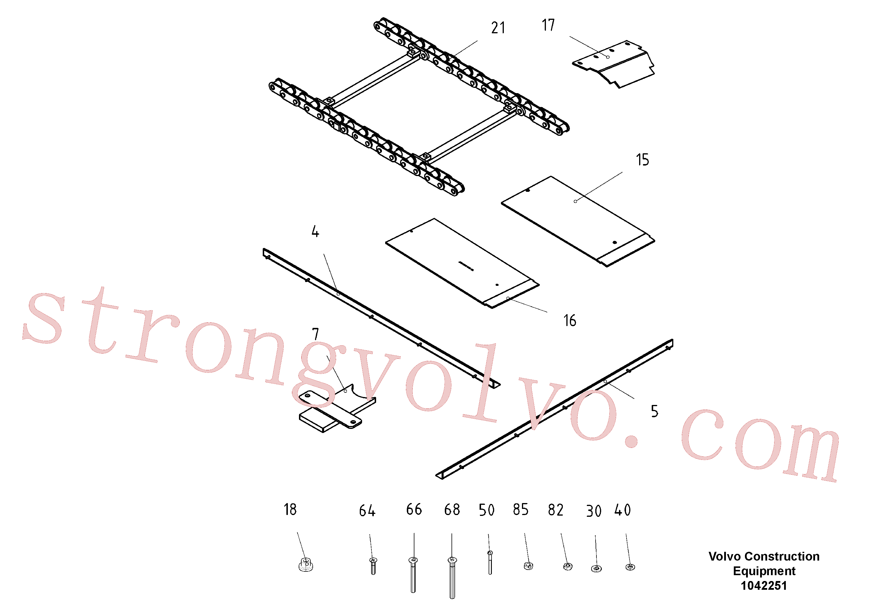 RM14136147 Volvo Kit de peças de desgaste(1042251 Montagem)