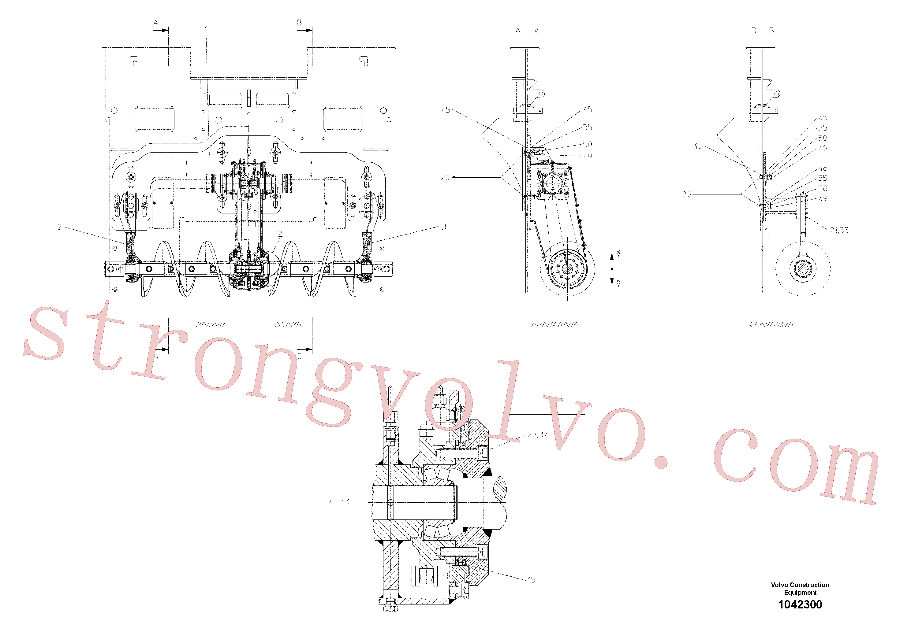 RM96726385 Volvo Parafuso sem-fim básico(1042300 Montagem)