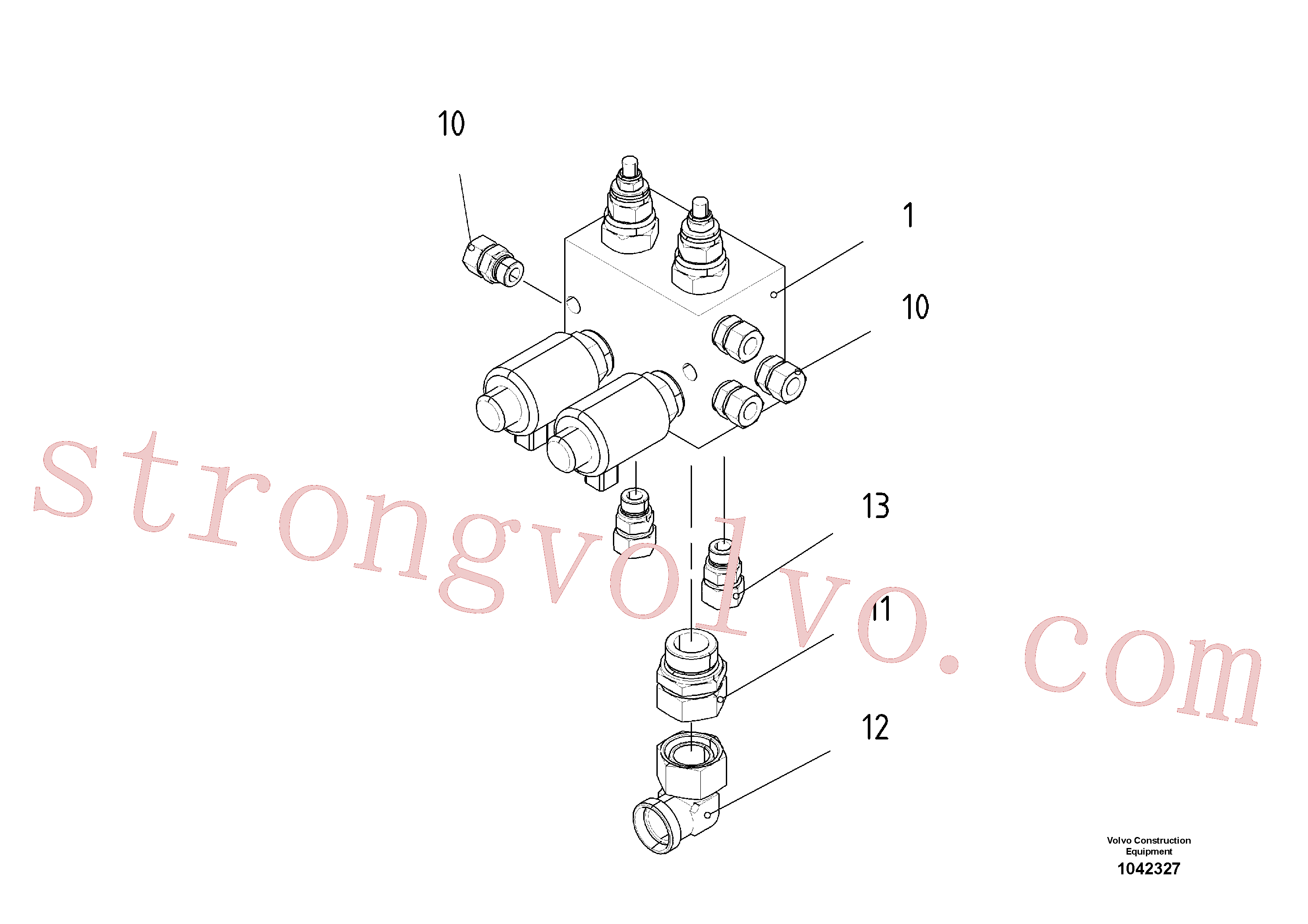 RM14280432 Prisioneiro Volvo escavadeira