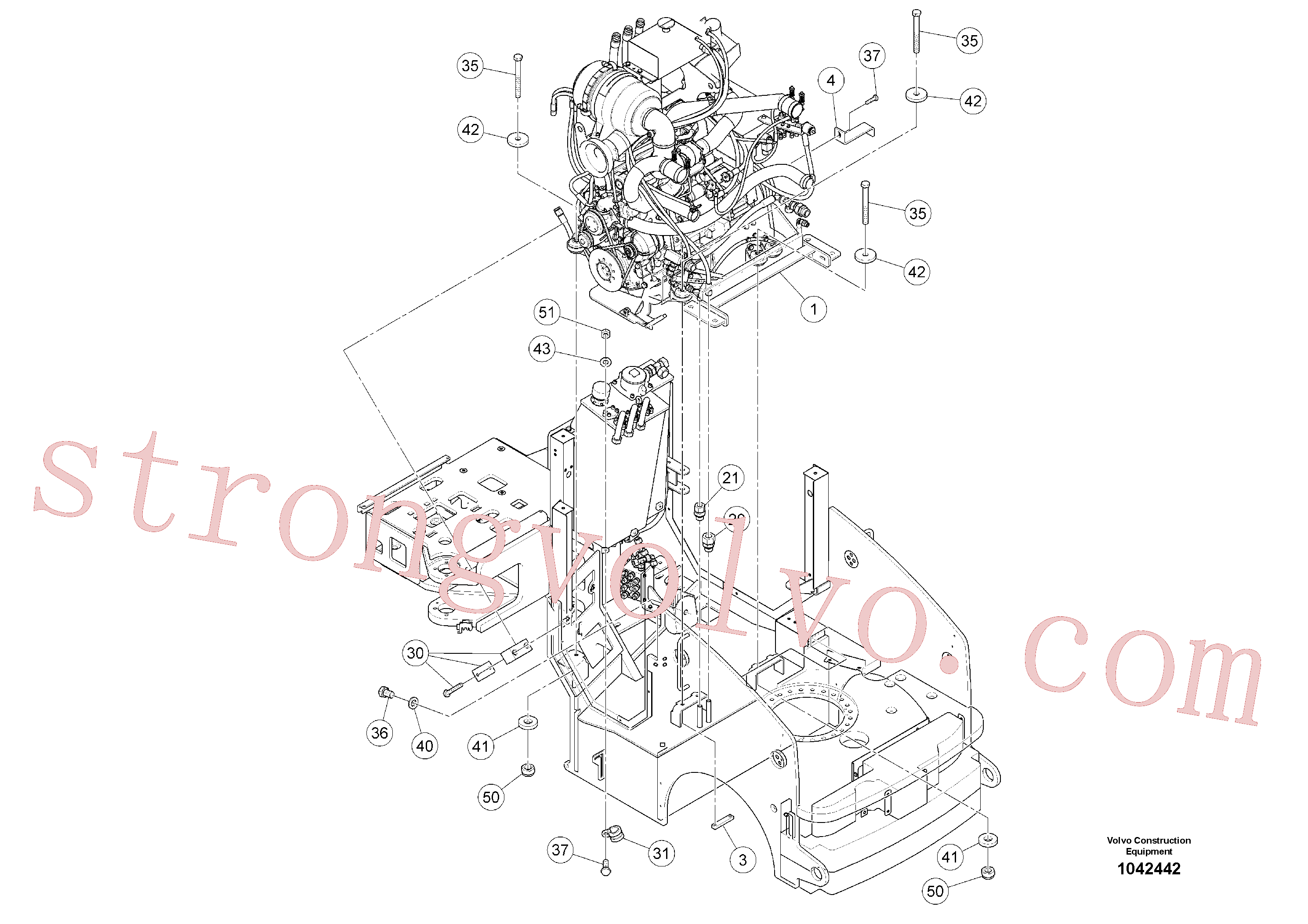 RM96727896 Volvo Unidade de transmissão(1042442 Montagem)