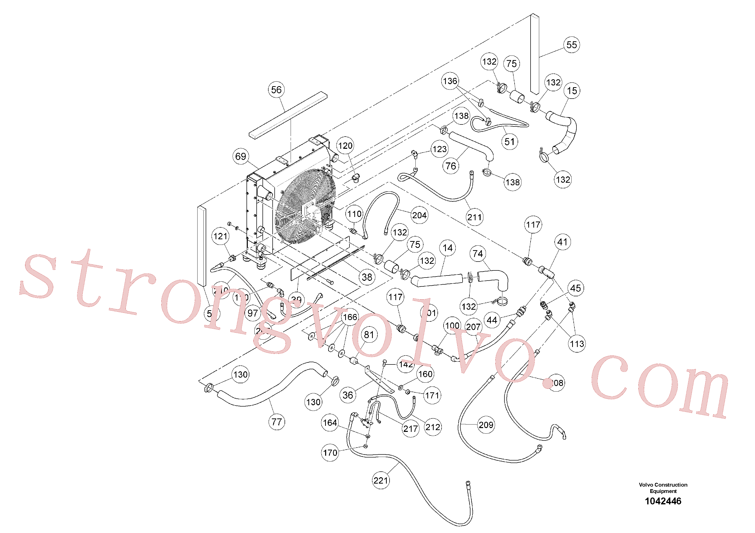RM13943014 Volvo Motor básico(1042446 Montagem)