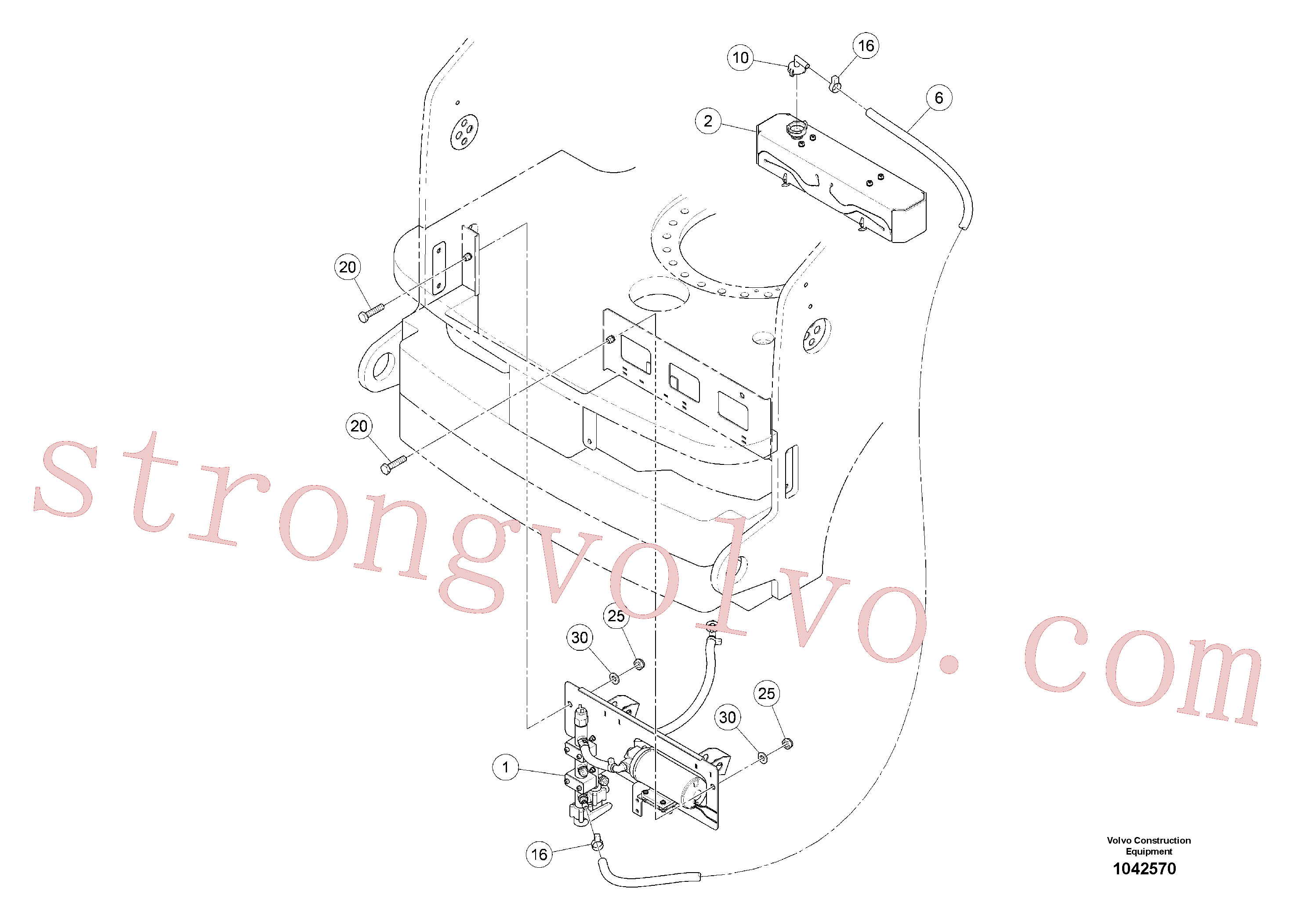 RM96718846 Volvo Pulverização(1042570 Montagem)