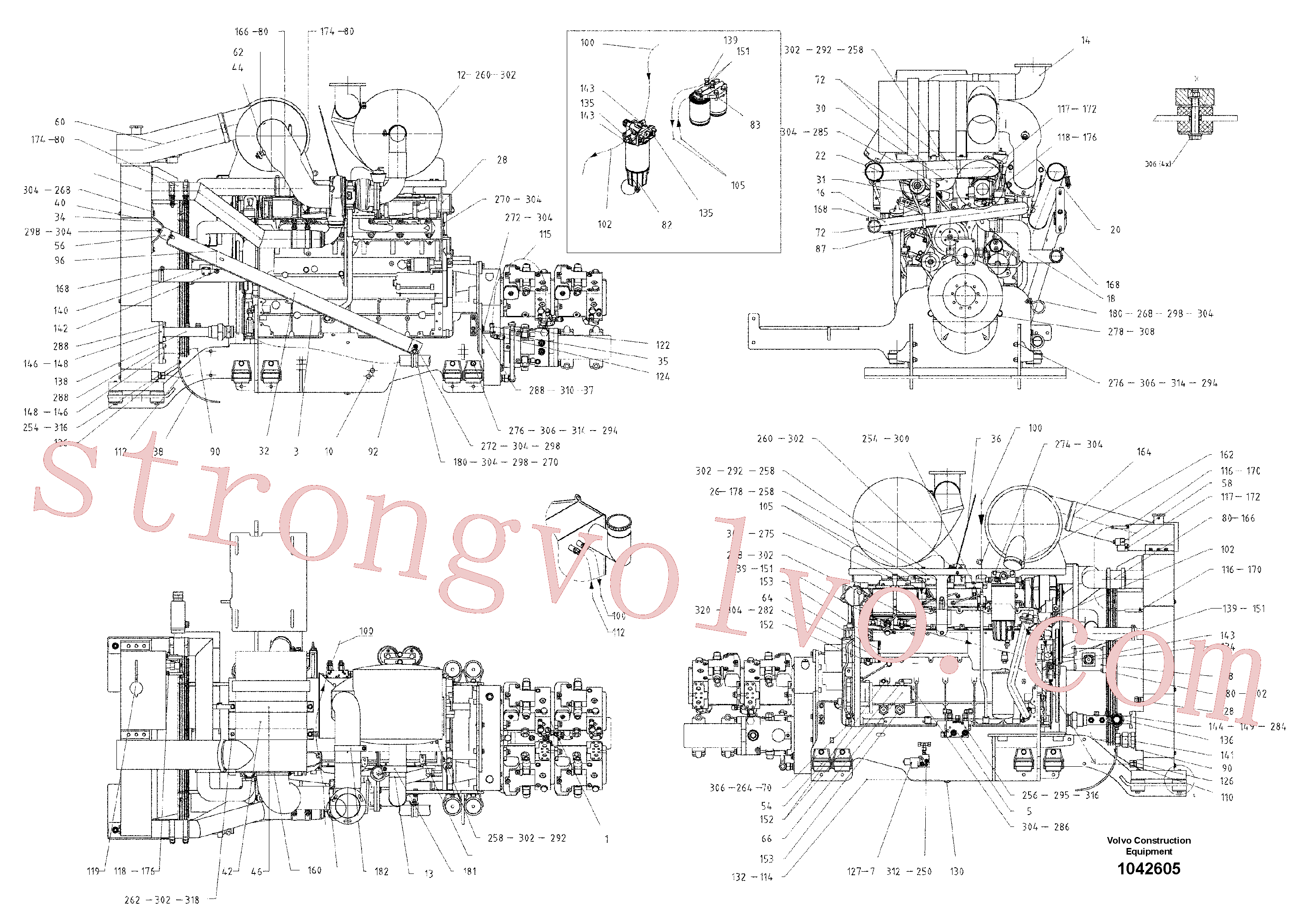 RM96713185 Parafuso sextavado Inscreva-se para Volvo Acessórios para escavadeira