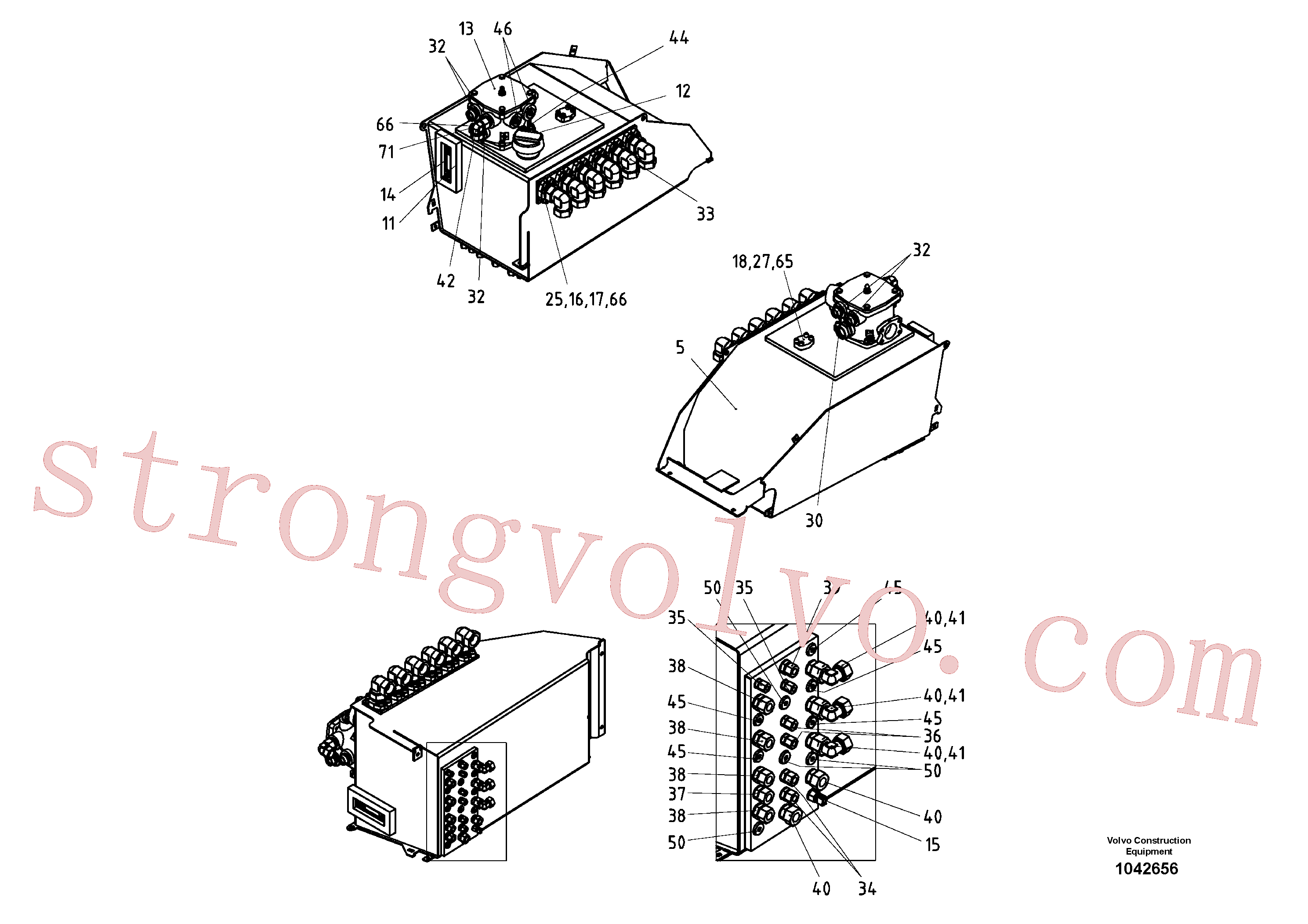 RM13977541 Volvo Depósito do óleo, pré-montado(1042656 Montagem)