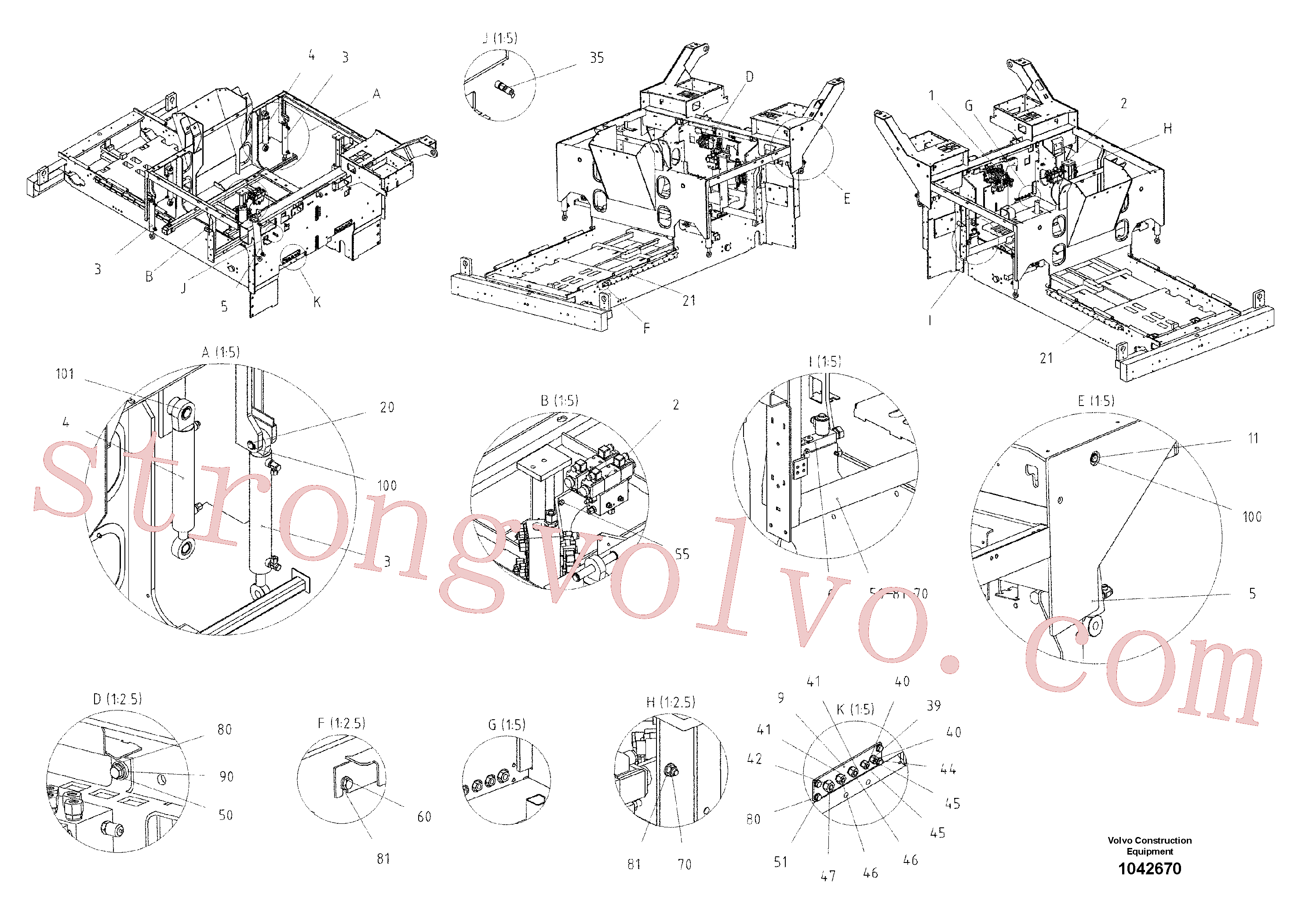 Volvo Montagem RM14202253 Peça conexão Acessórios